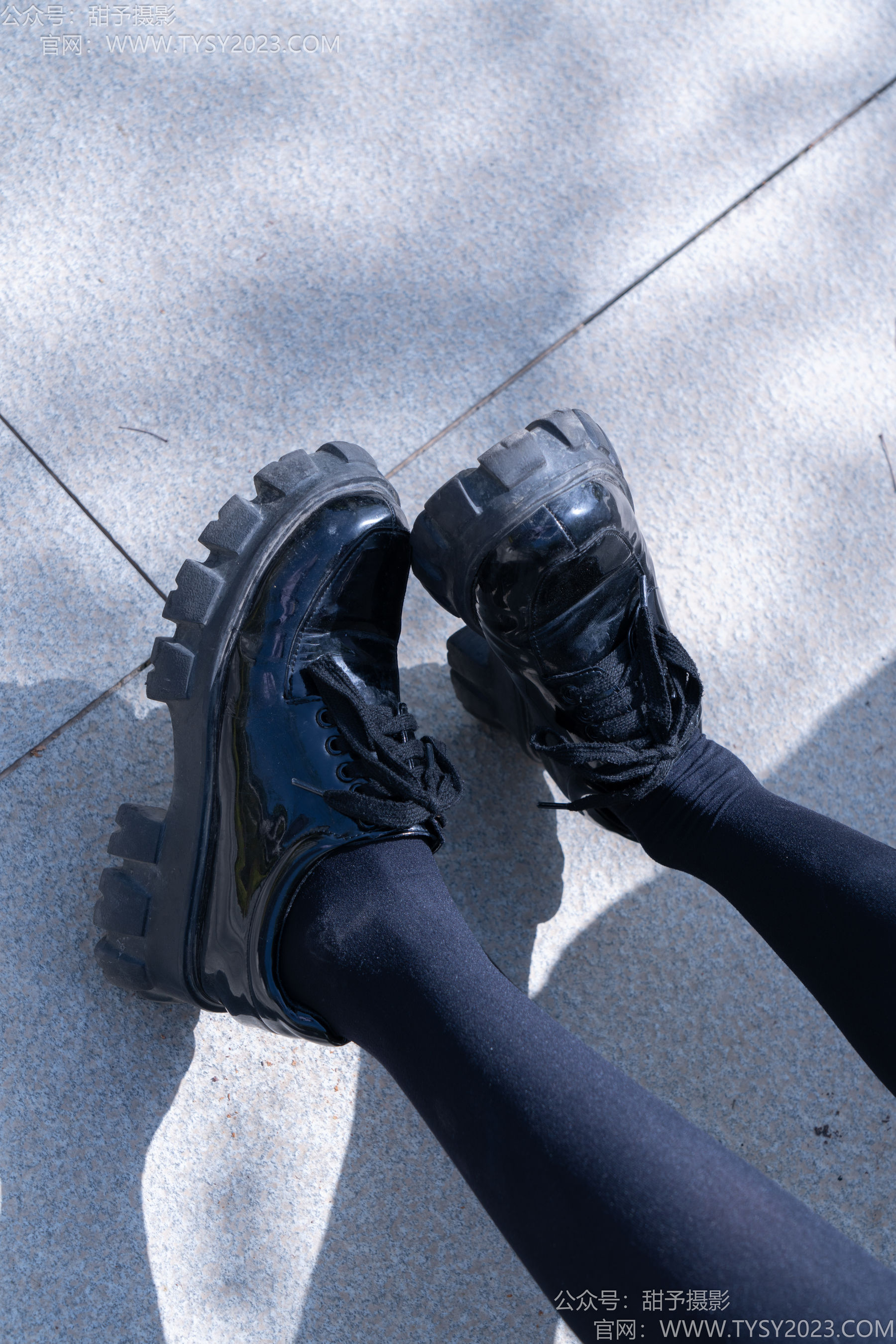 甜予摄影 No.193 小甜桃 - 皮鞋、大腿袜、裸足/(129P)