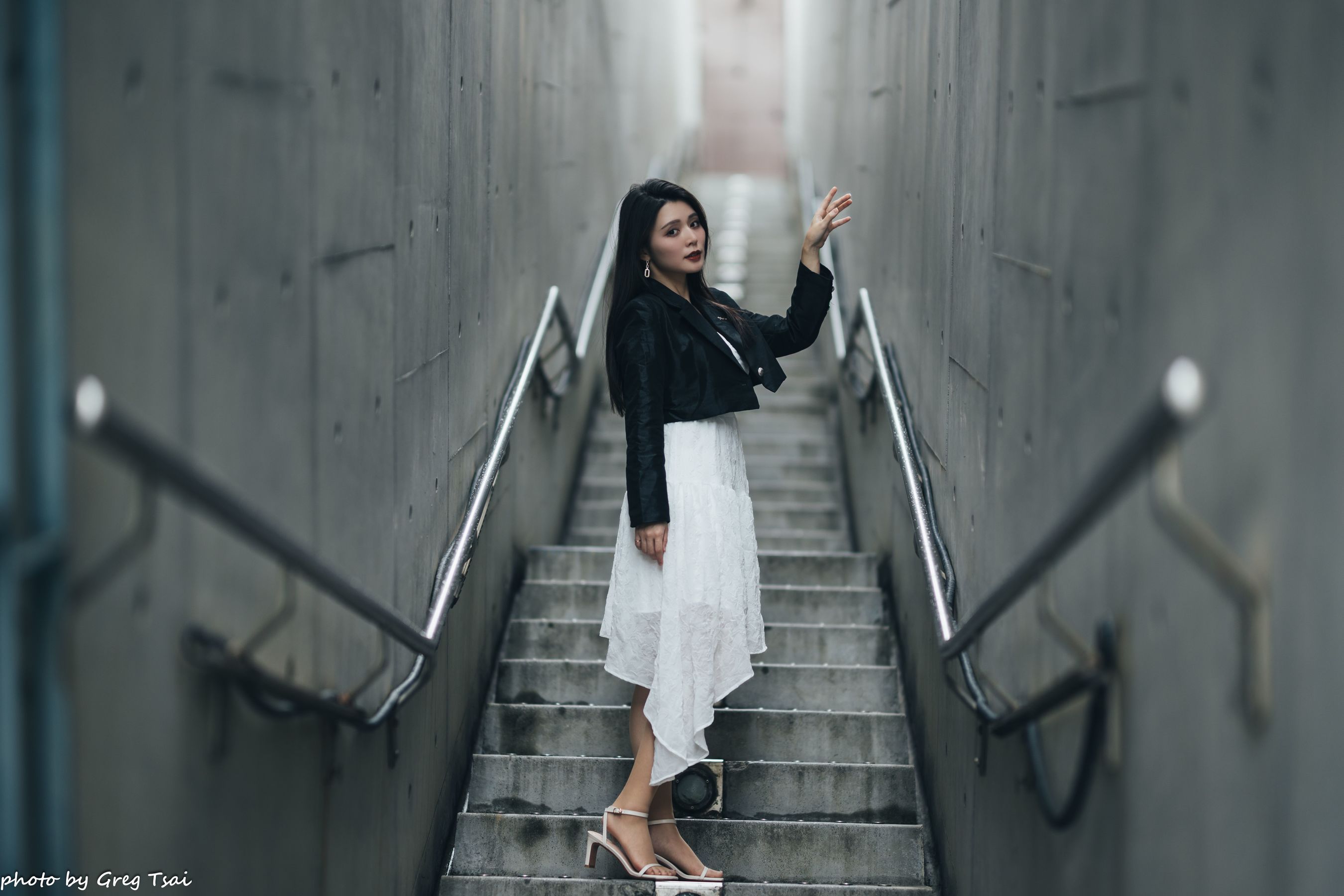 筱筱 - 天台连衣裙/(65P)