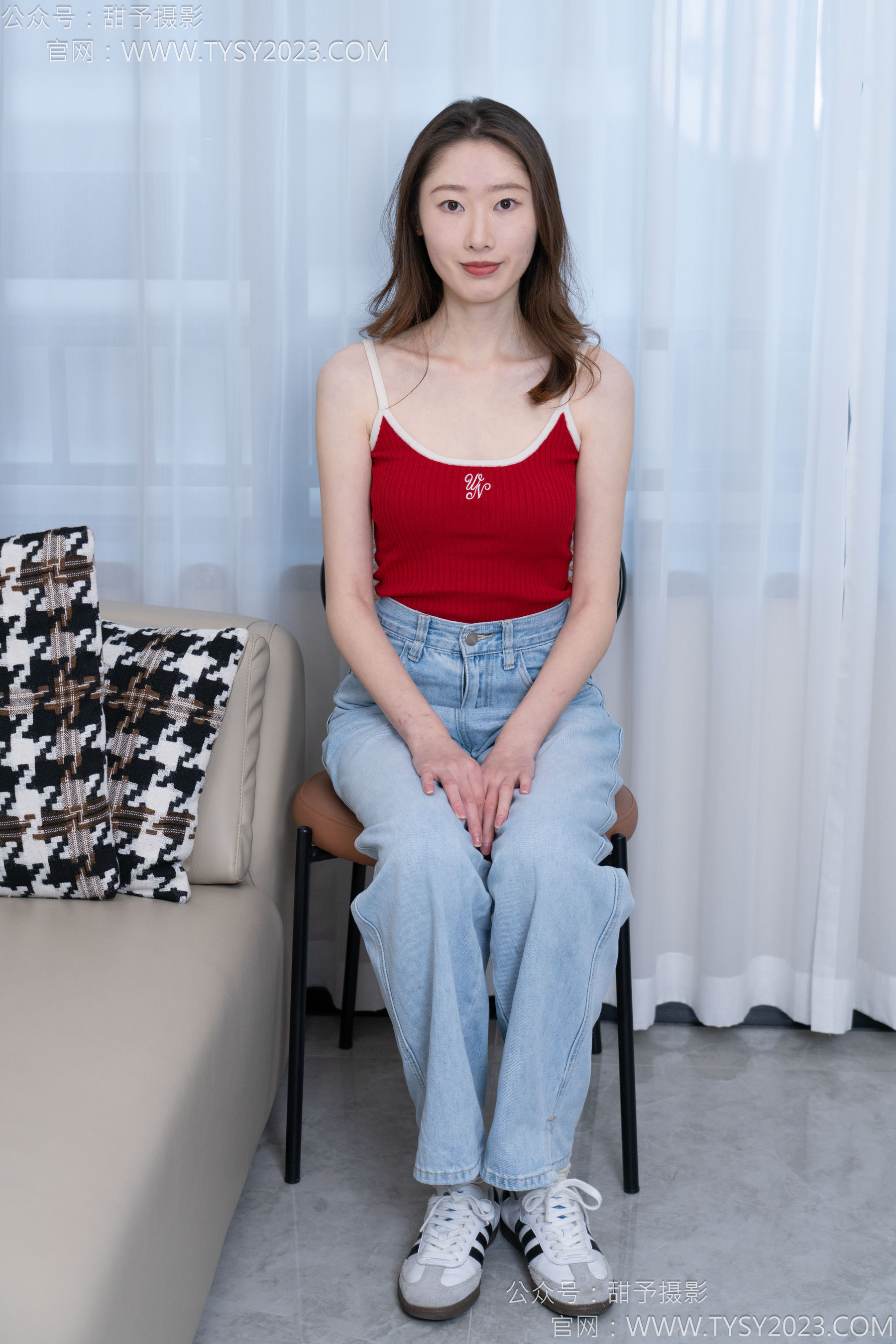 甜予摄影 No.160 番茄 - 板鞋、印花棉袜、裸足/(125P)