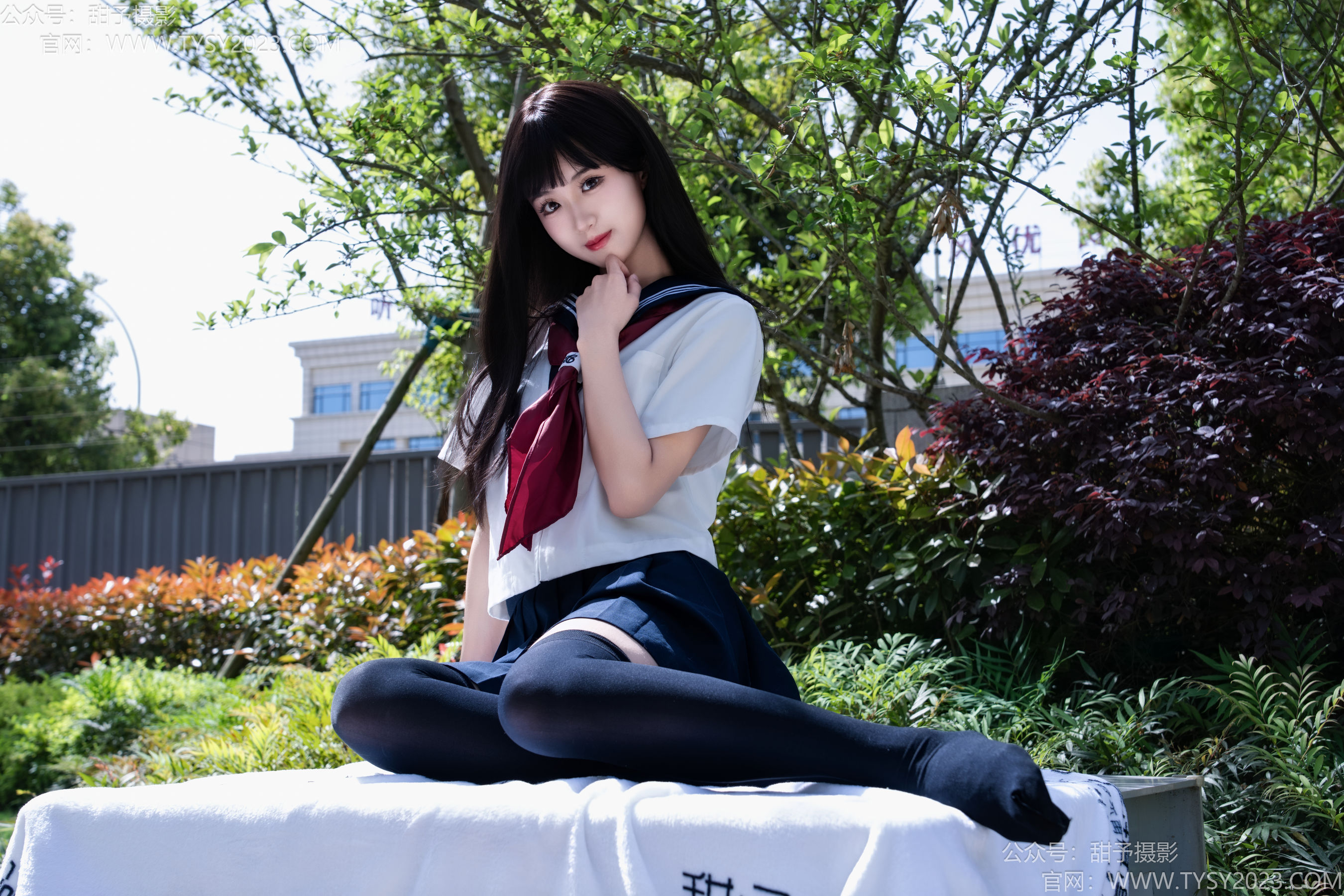 甜予摄影 No.193 小甜桃 - 皮鞋、大腿袜、裸足/(129P)