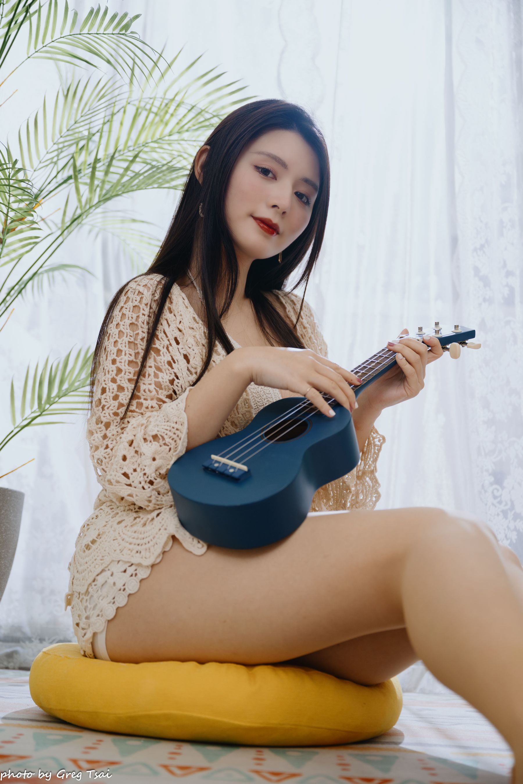 筱筱 - 休闲居家棚拍/(100P)