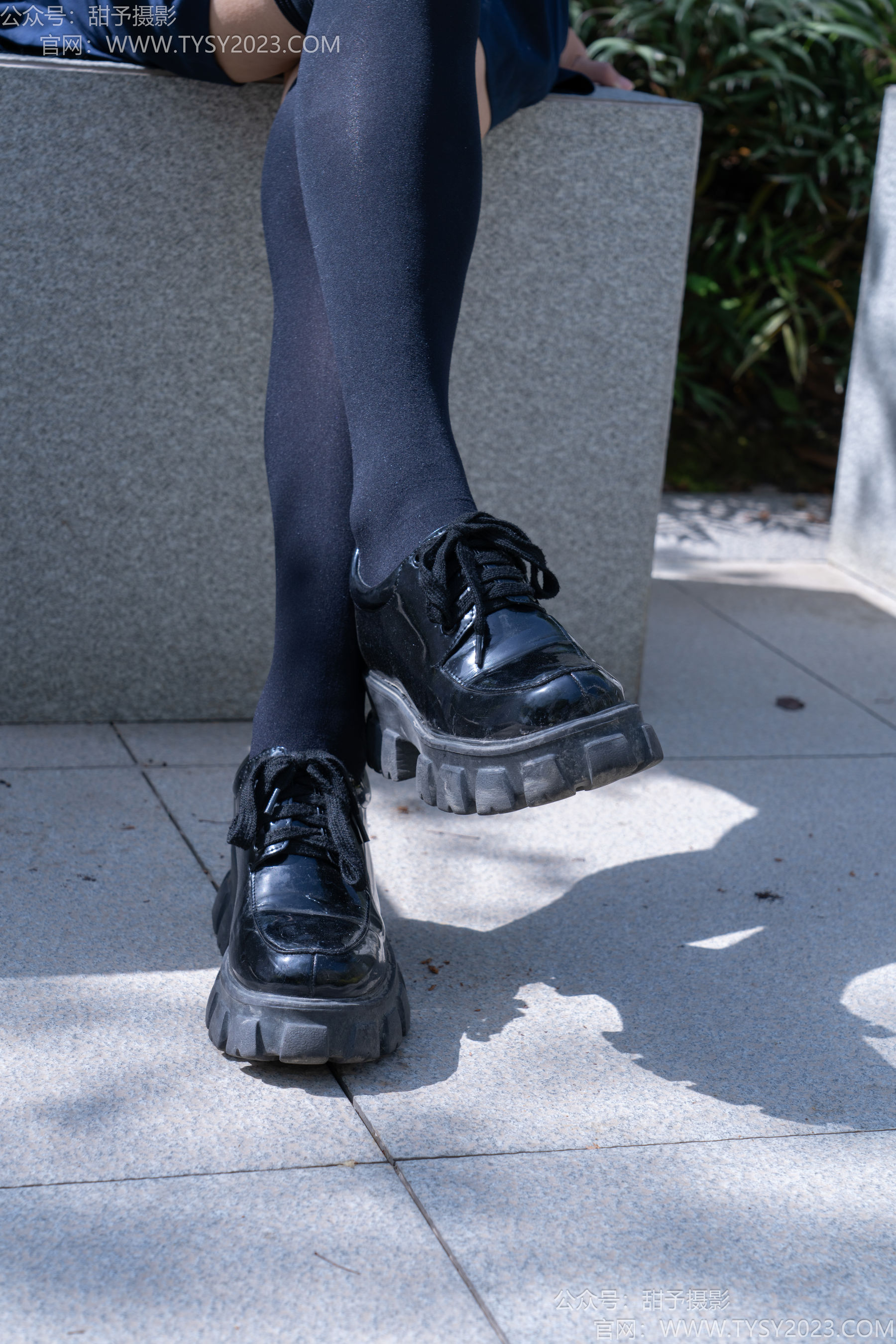 甜予摄影 No.193 小甜桃 - 皮鞋、大腿袜、裸足/(129P)