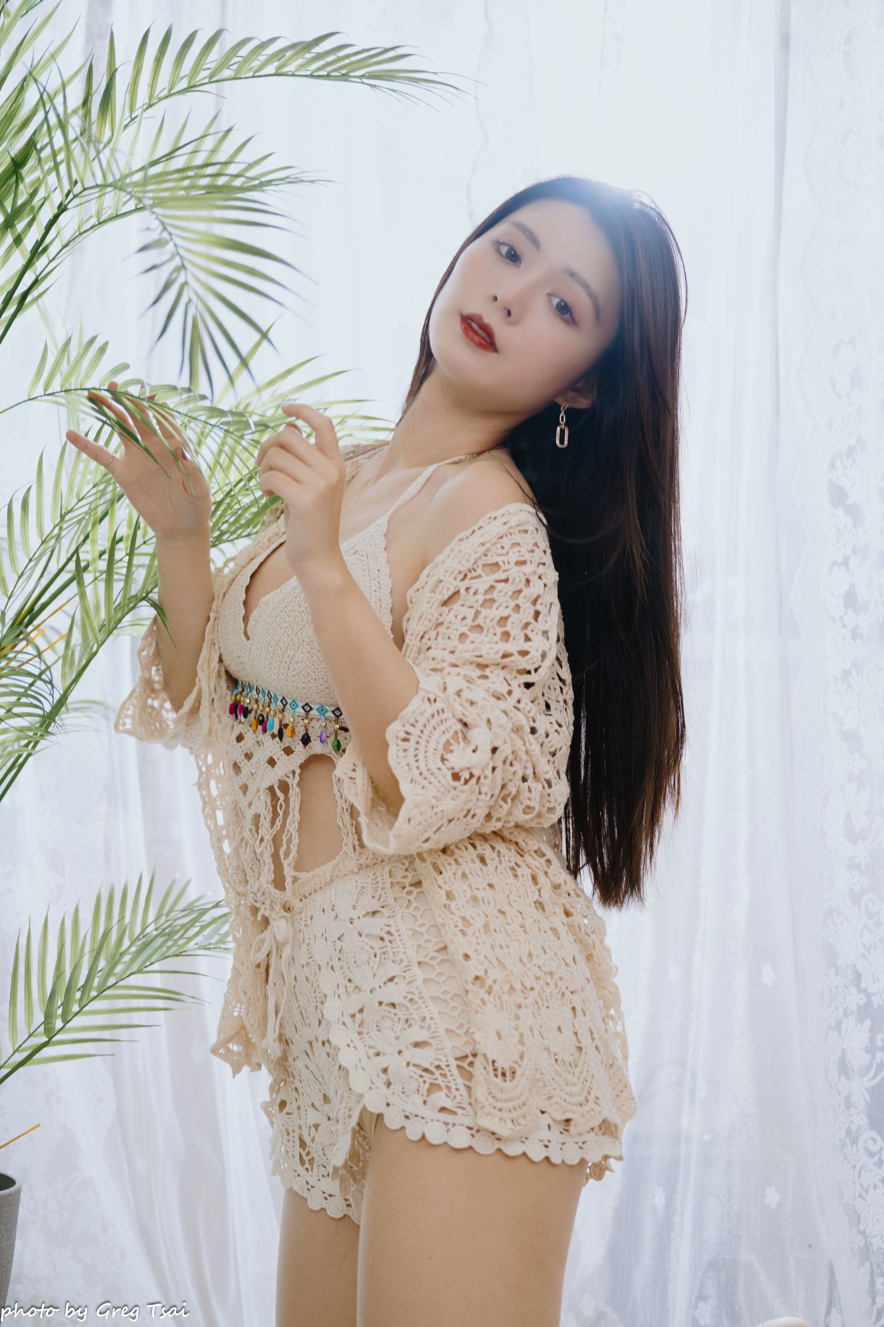 筱筱 - 休闲居家棚拍/(100P)