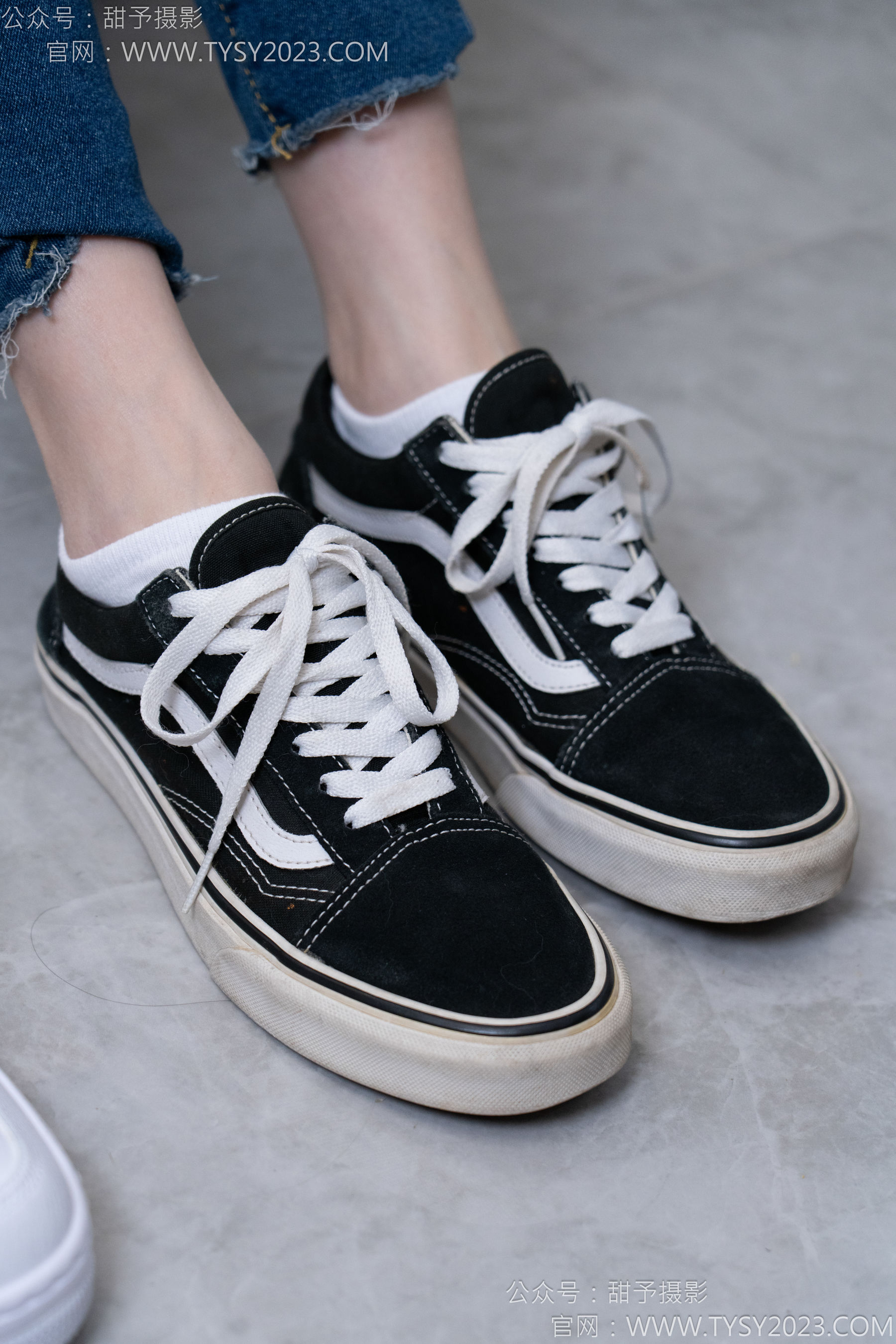 甜予摄影 No.179 珞珞 - 高跟鞋、板鞋、人字拖、白棉袜/(129P)