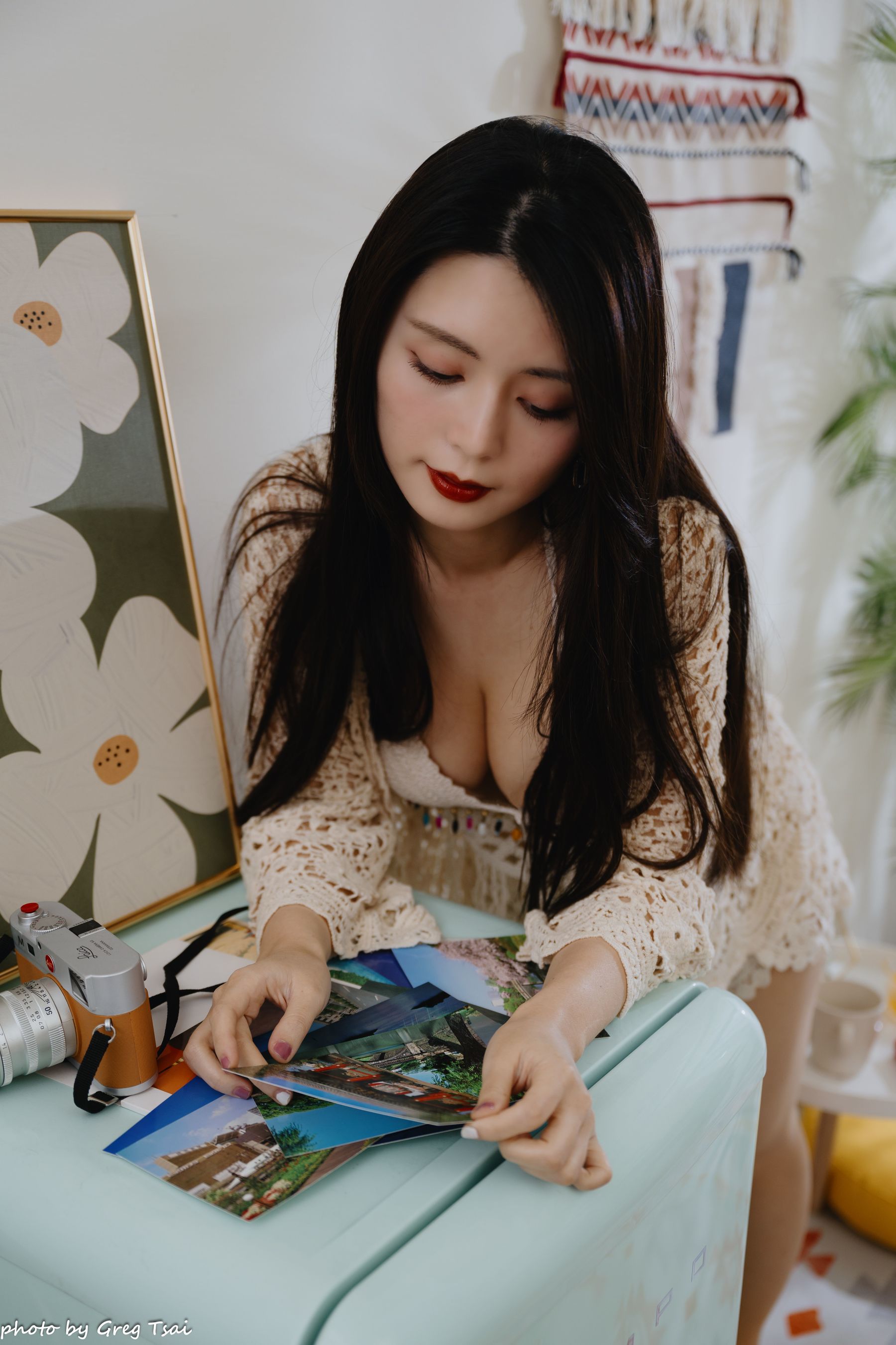 筱筱 - 休闲居家棚拍/(100P)