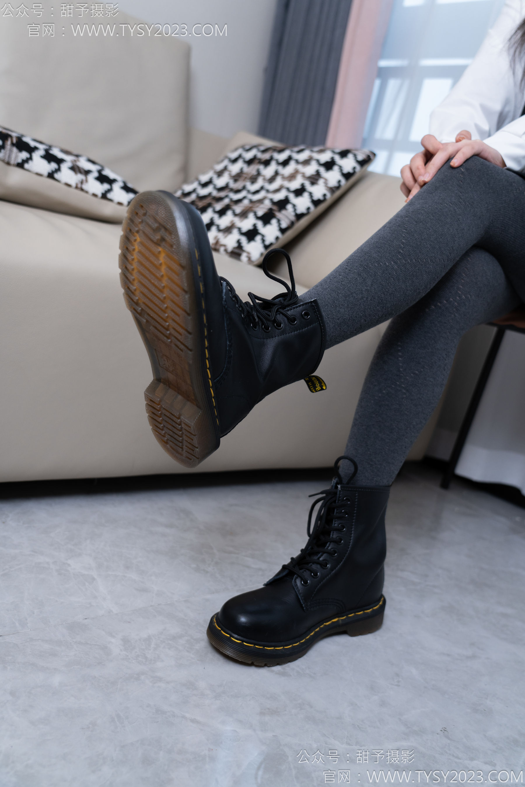 甜予摄影 No.168 澜澜 - 短靴、小腿袜、肉丝/(165P)