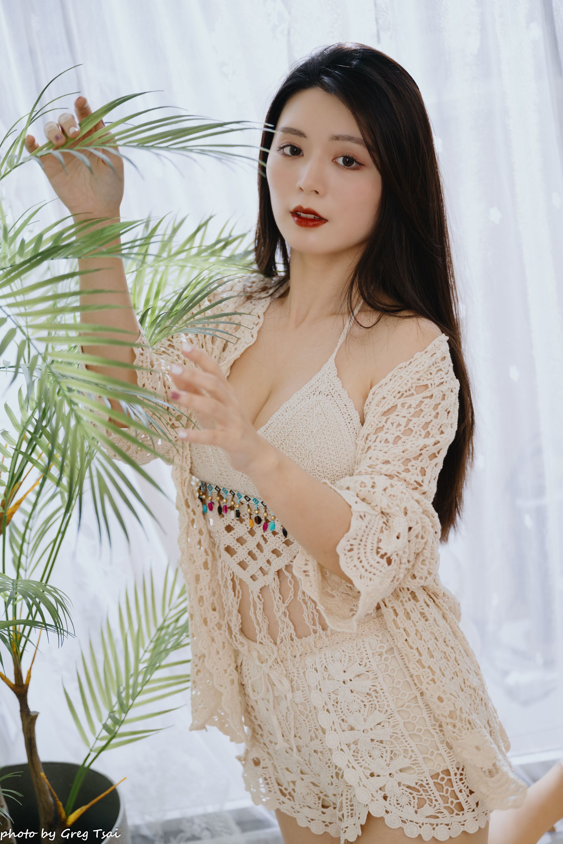 筱筱 - 休闲居家棚拍/(100P)