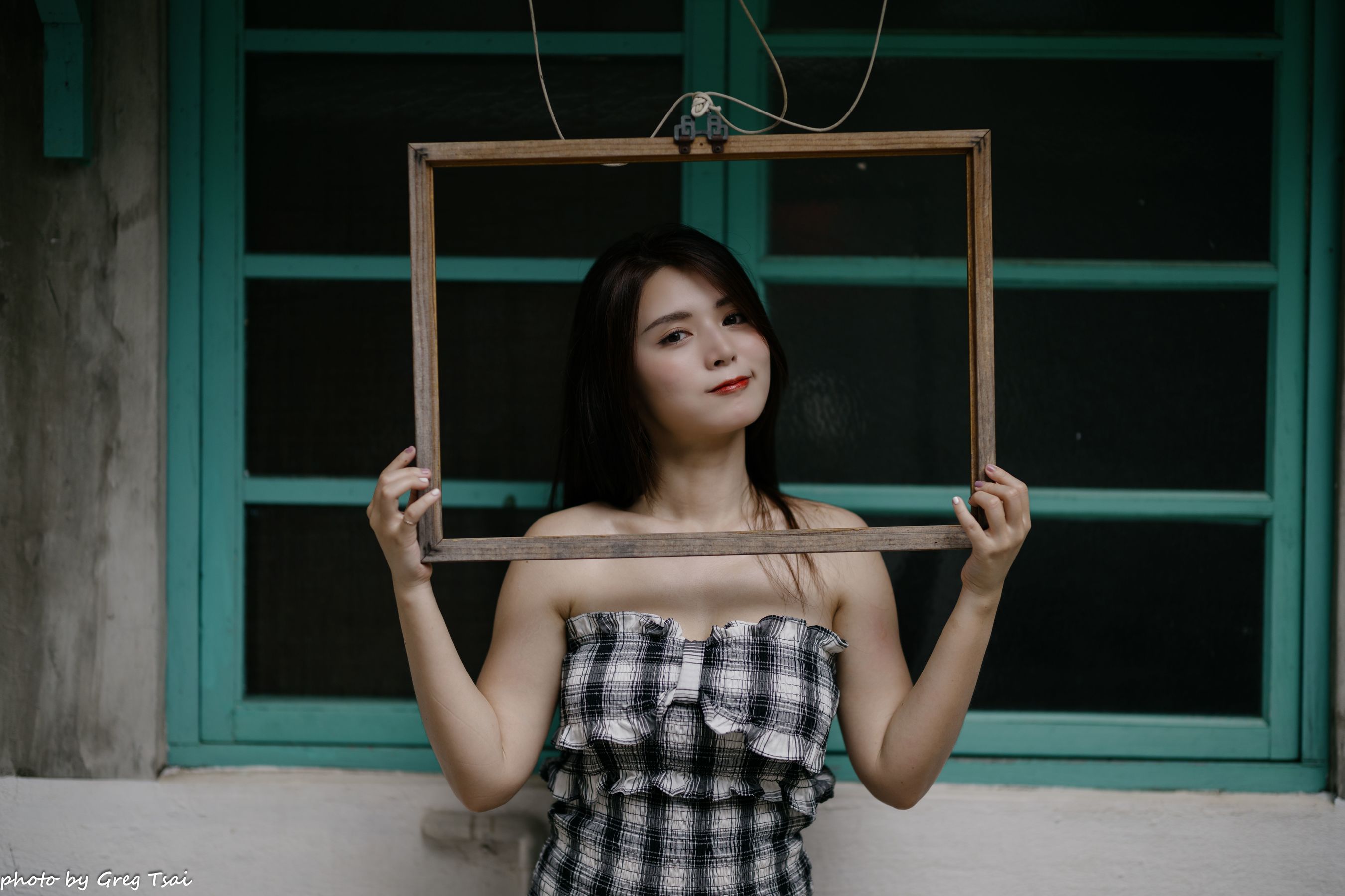 筱筱 - 桃园 格子裙/(119P)