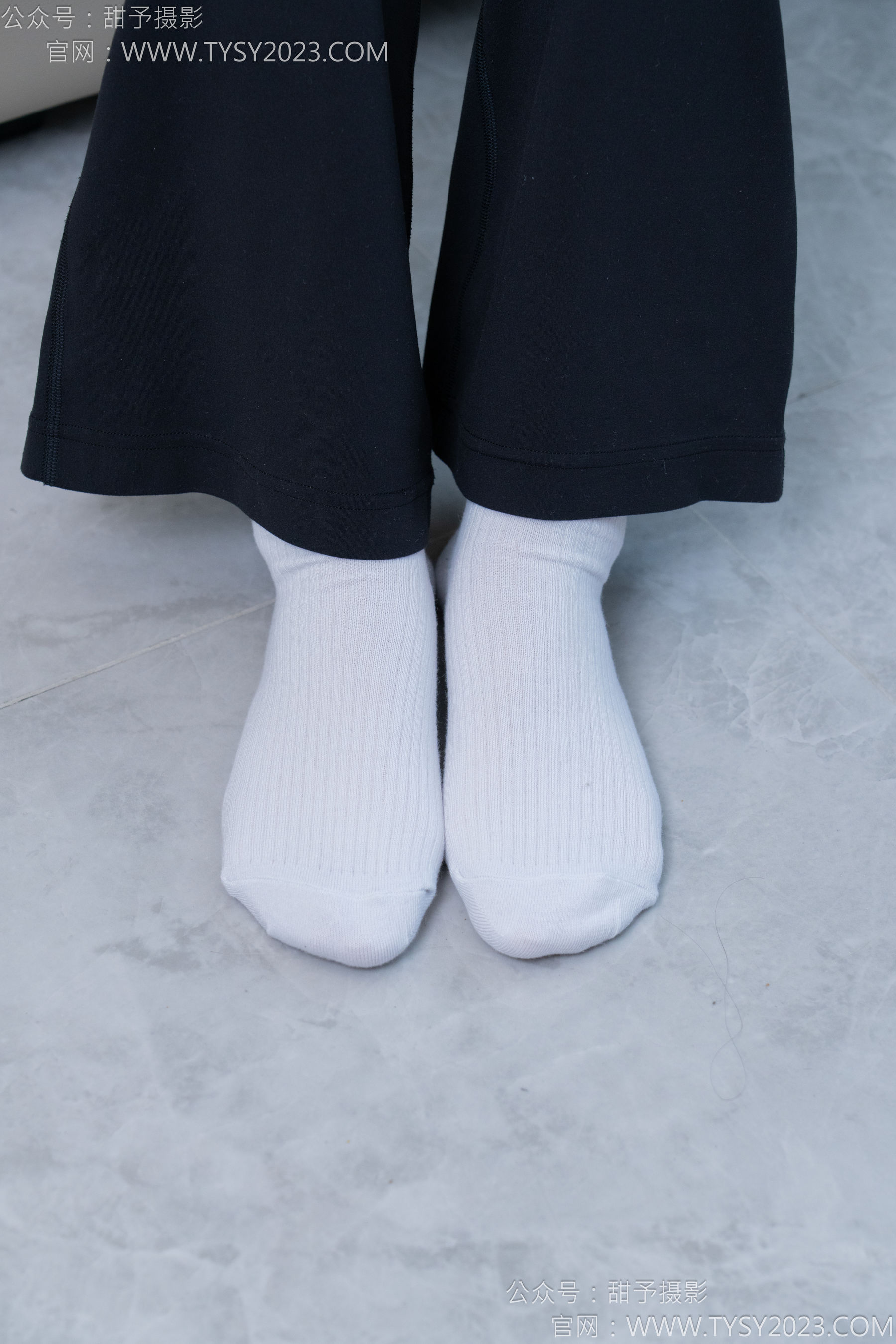 甜予摄影 No.169 贝壳 - 帆布鞋、白棉袜、裸足/(130P)