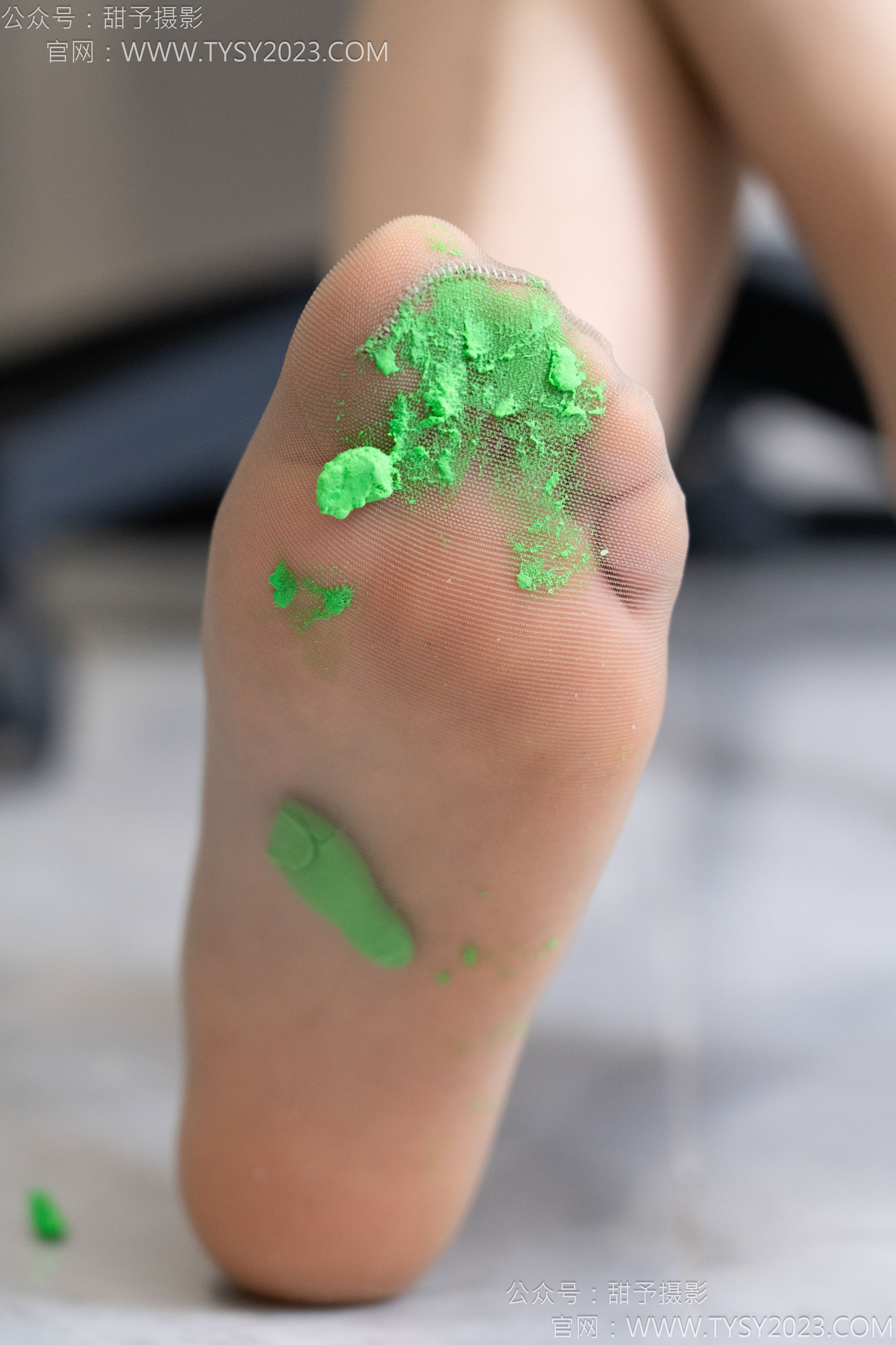 甜予摄影 No.175 澜澜 - 高跟鞋、薄灰丝、薄黑丝、踩小人剧情/(124P)