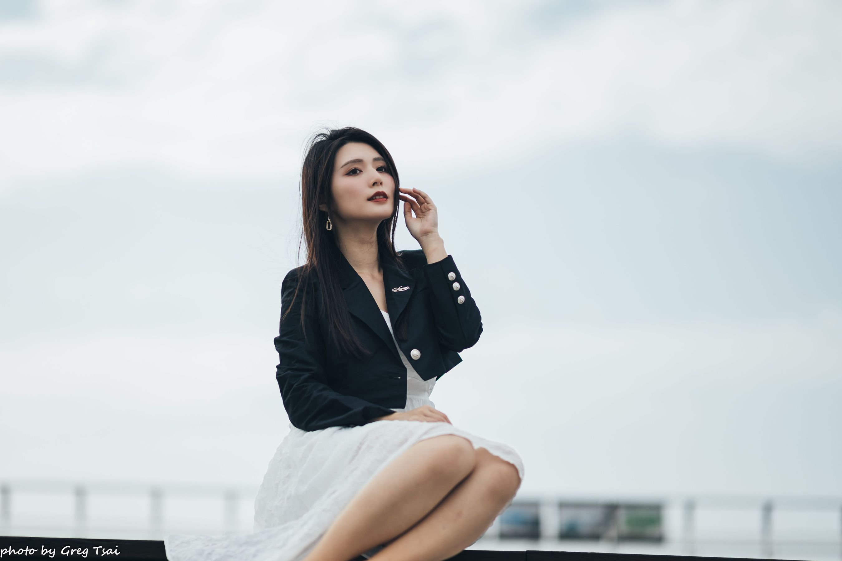 筱筱 - 天台连衣裙/(65P)