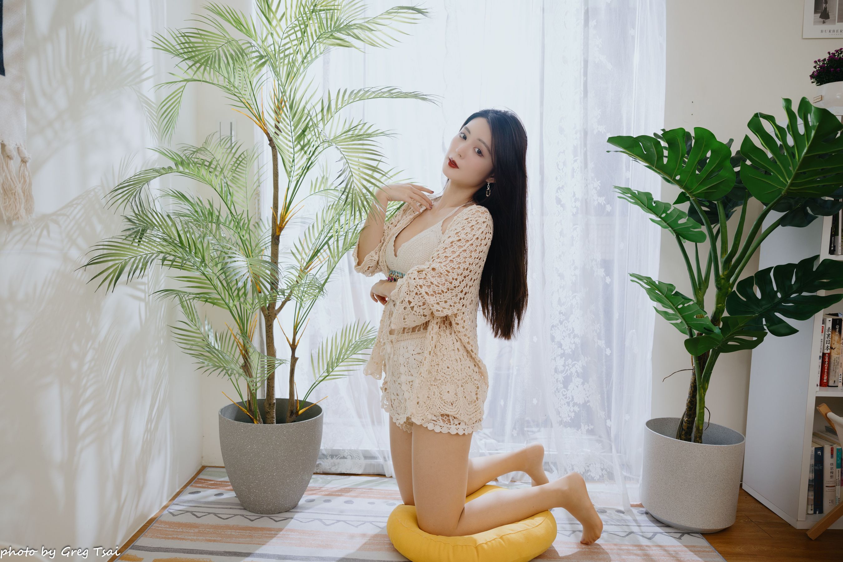 筱筱 - 休闲居家棚拍/(100P)