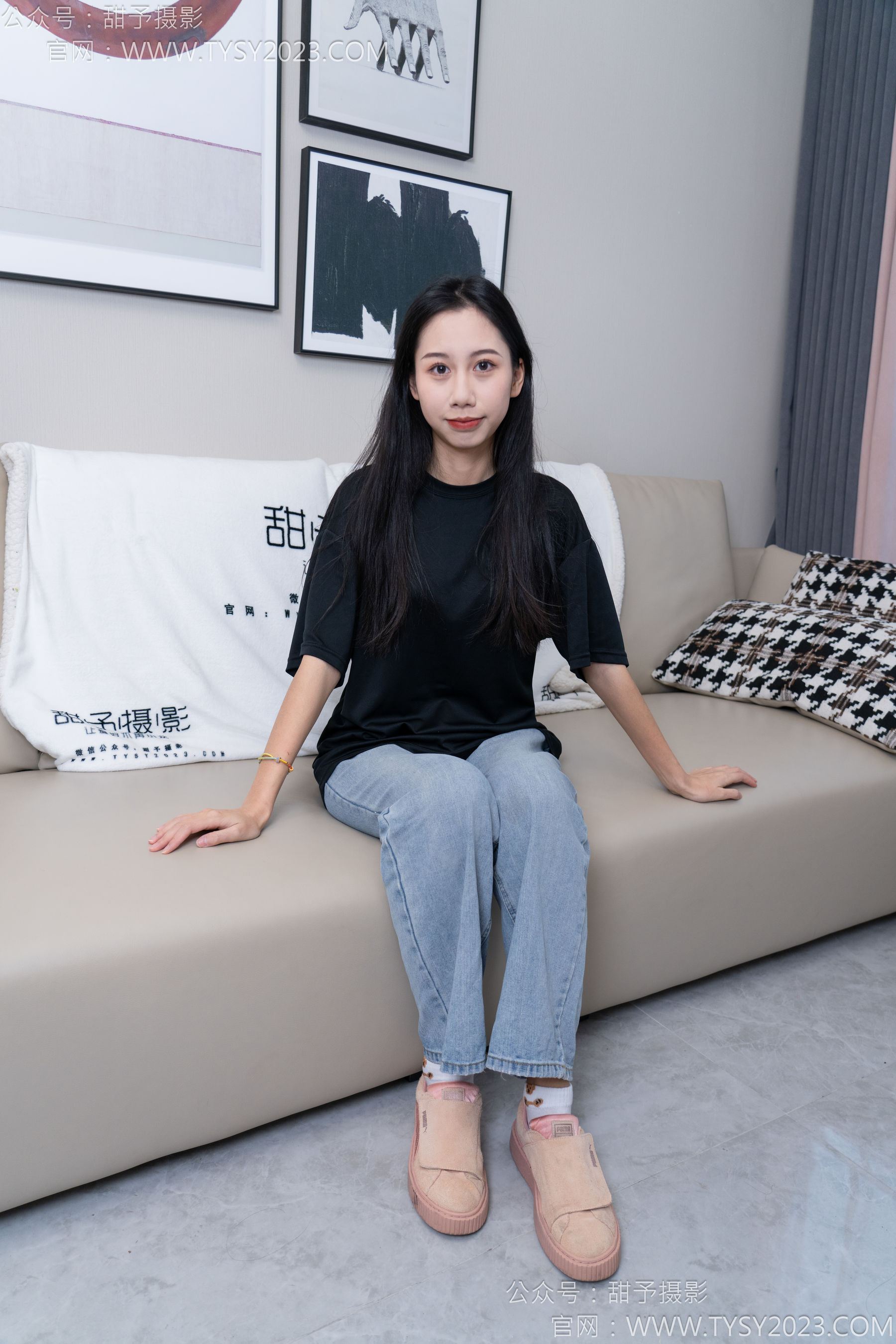 甜予摄影 No.163 娃娃 - 板鞋、白棉袜、裸足/(130P)