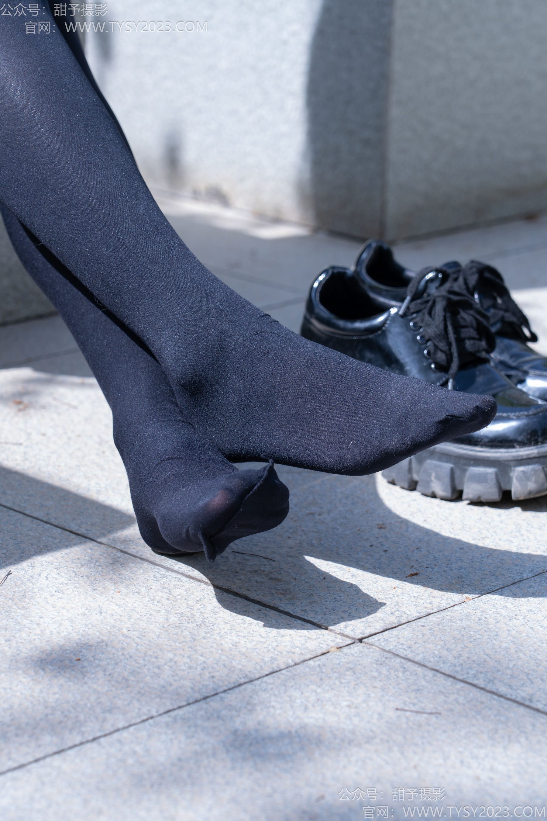 甜予摄影 No.193 小甜桃 - 皮鞋、大腿袜、裸足/(129P)