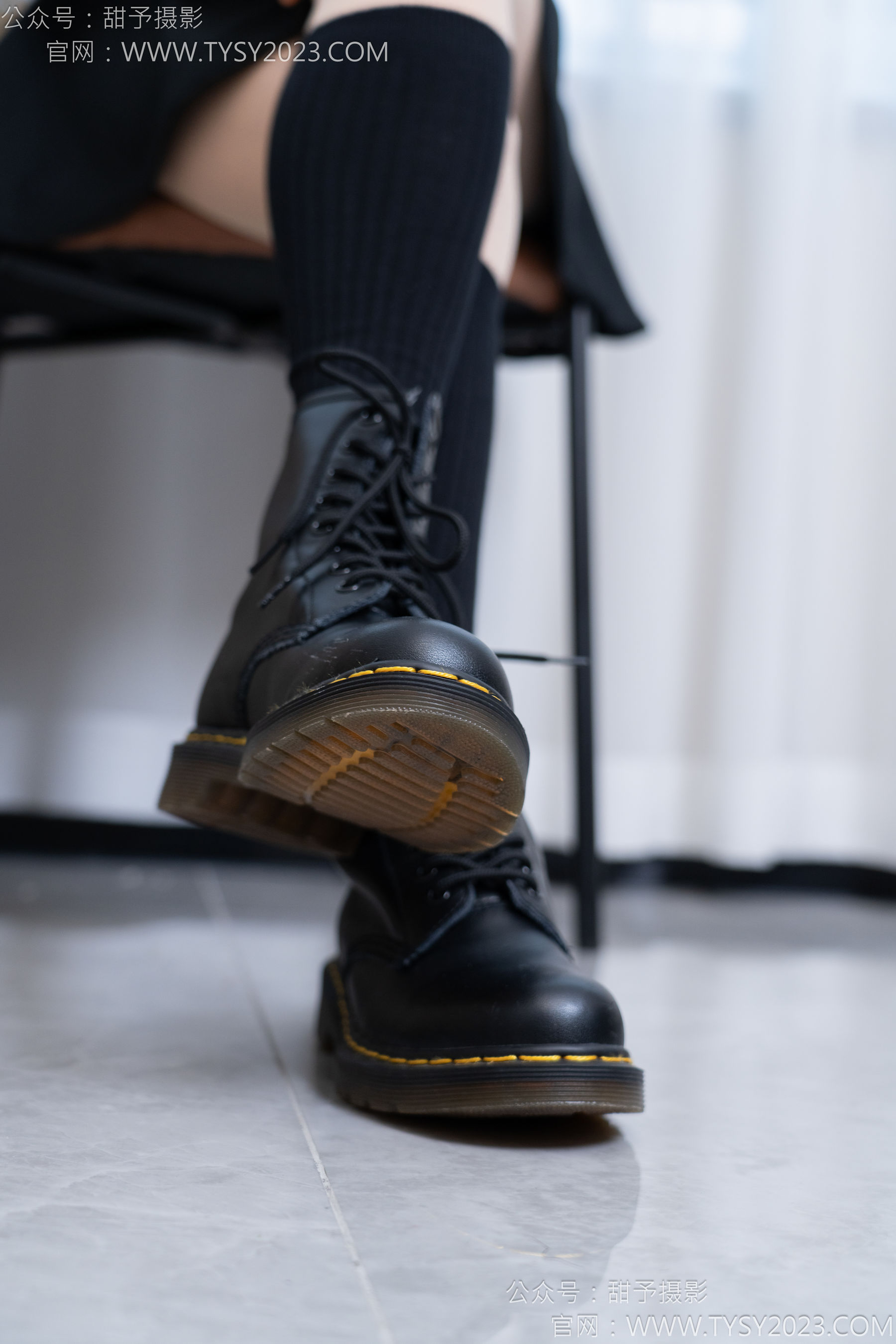 甜予摄影 No.168 澜澜 - 短靴、小腿袜、肉丝/(165P)