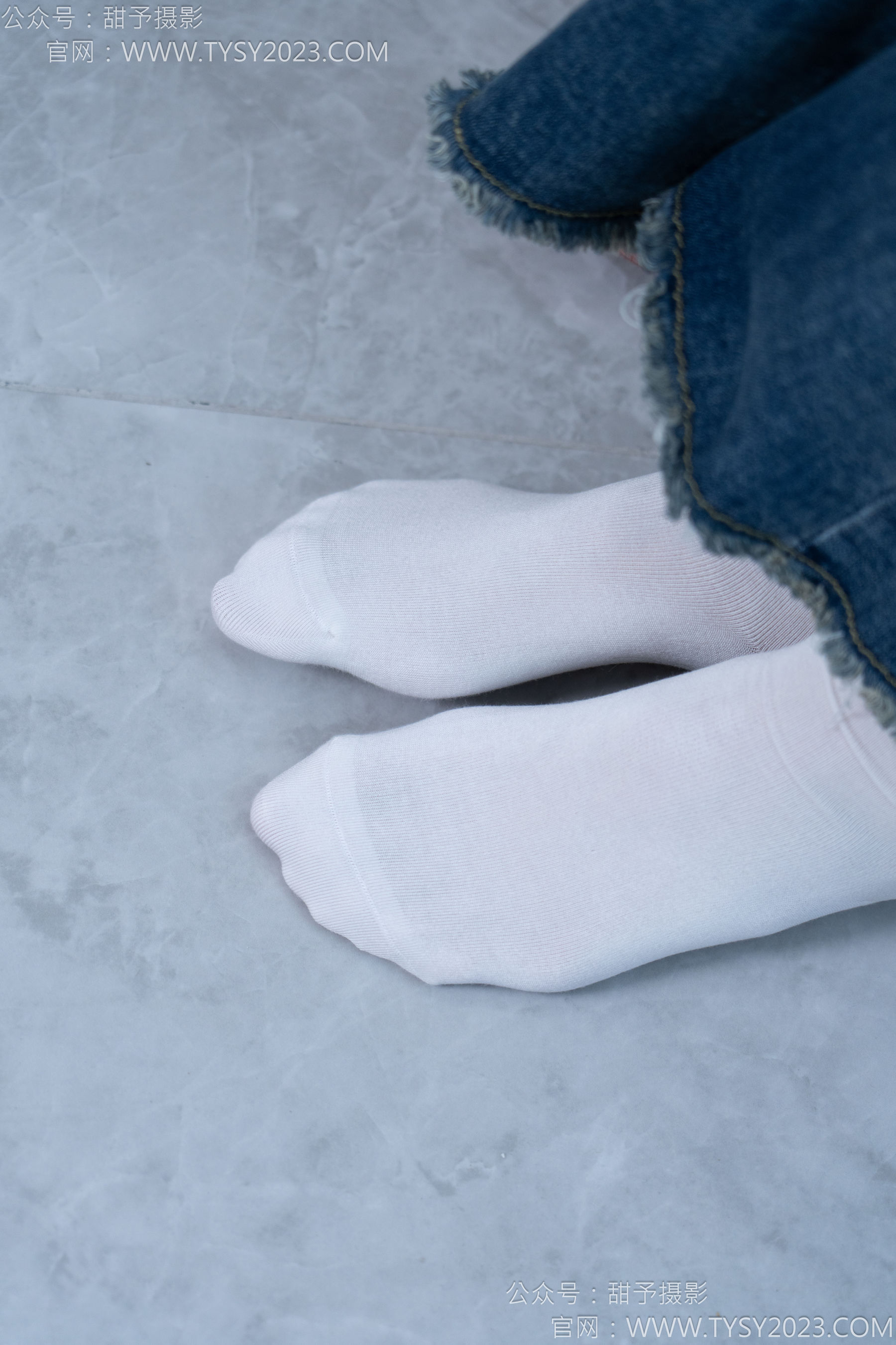 甜予摄影 No.170 珞珞 - 板鞋、白棉袜、裸足/(130P)