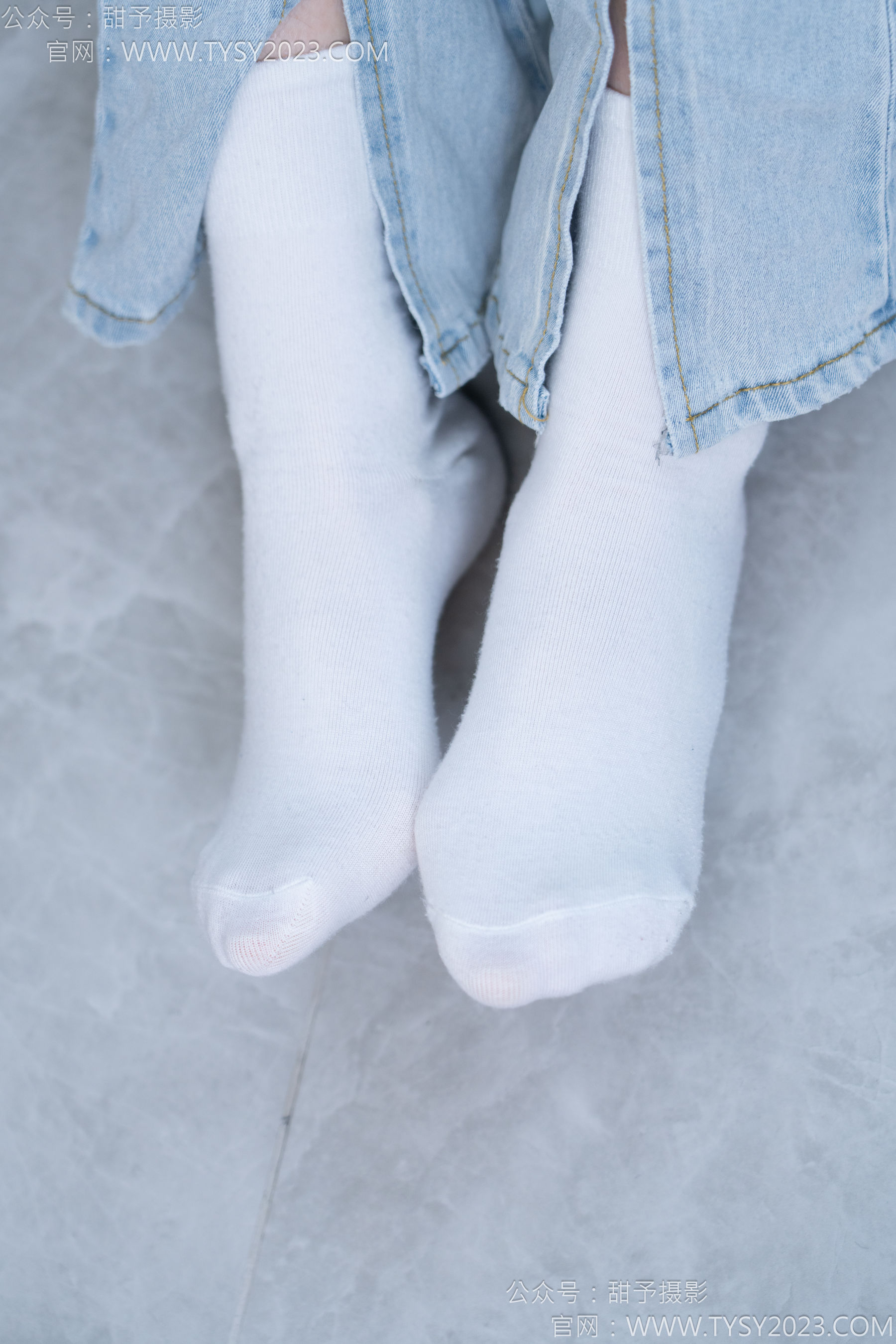 甜予摄影 No.181 小容 - 板鞋、白棉袜、裸足/(130P)