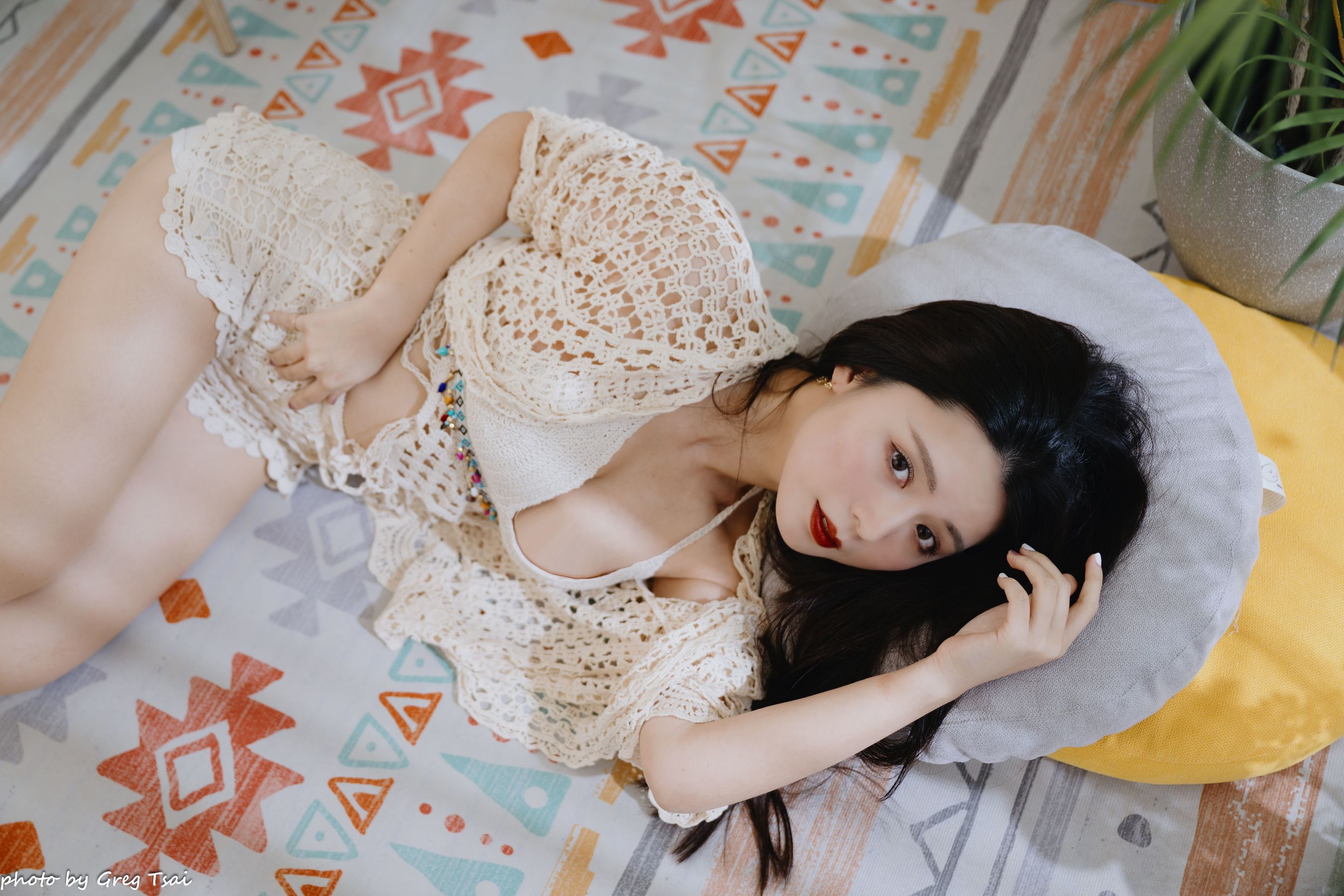 筱筱 - 休闲居家棚拍/(100P)