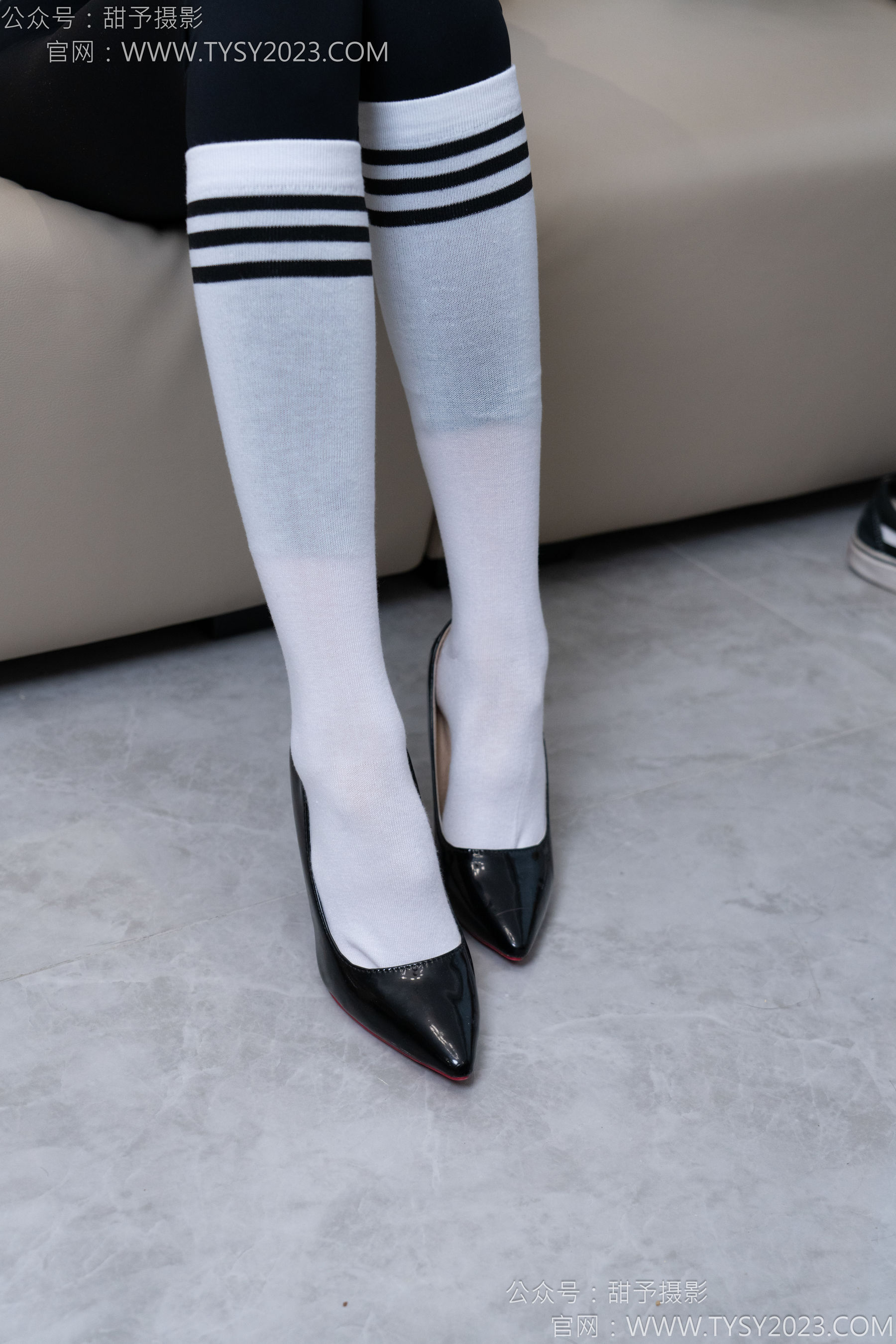 甜予摄影 No.179 珞珞 - 高跟鞋、板鞋、人字拖、白棉袜/(129P)