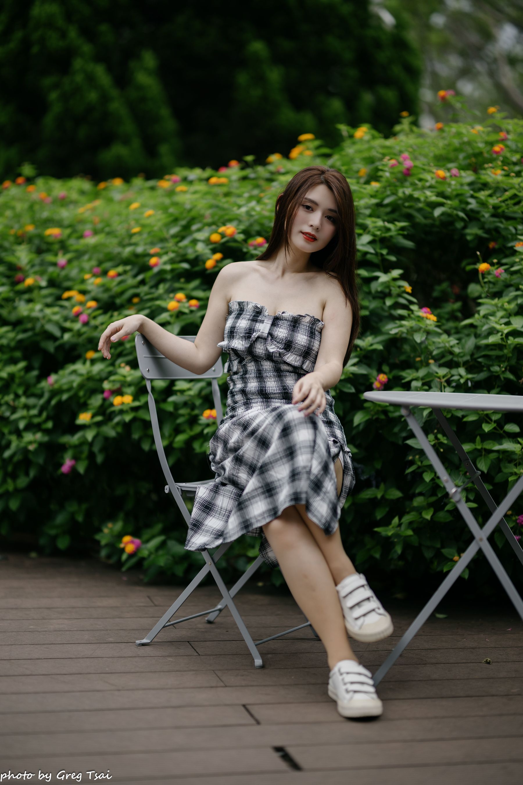 筱筱 - 桃园 格子裙/(119P)