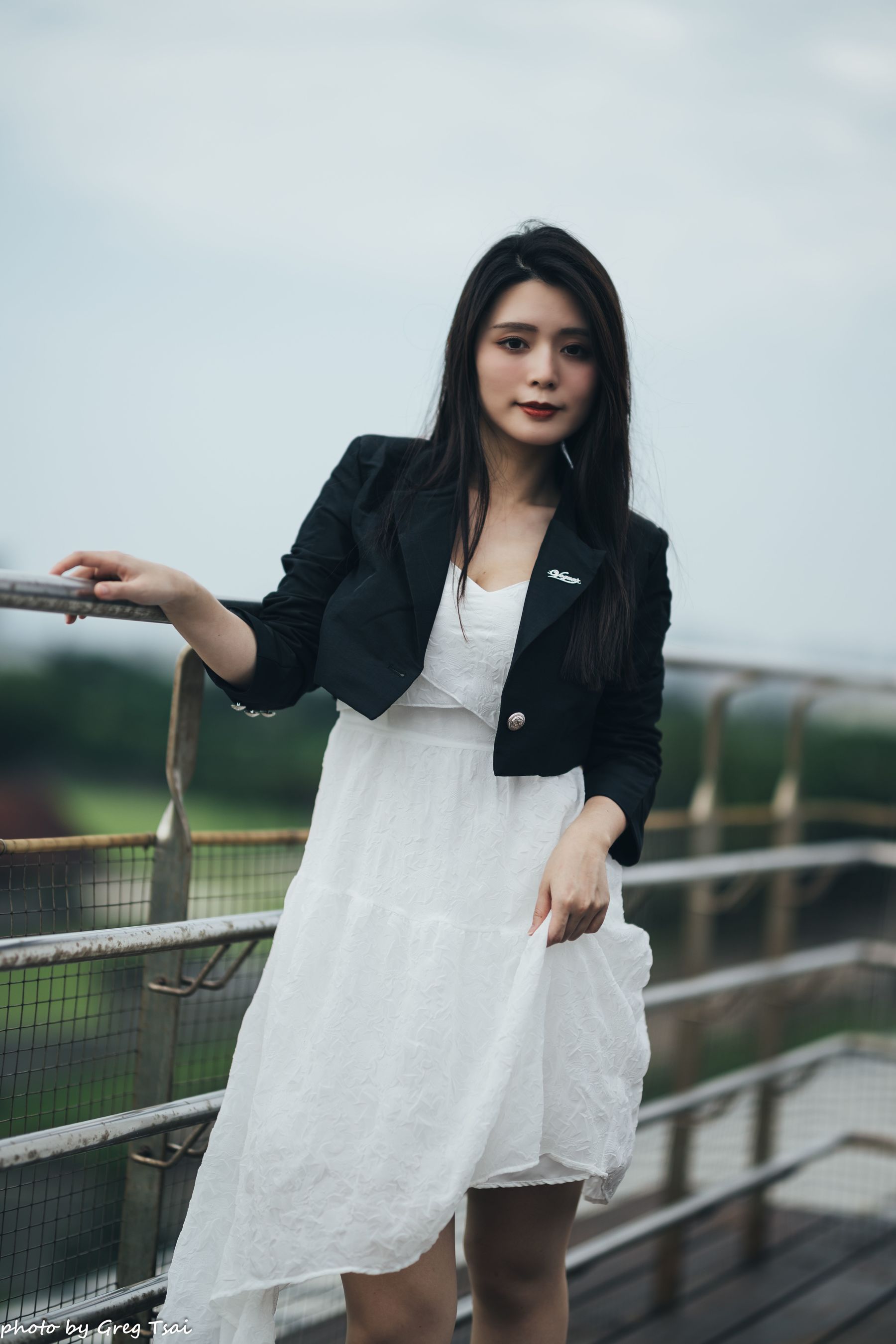 筱筱 - 天台连衣裙/(65P)