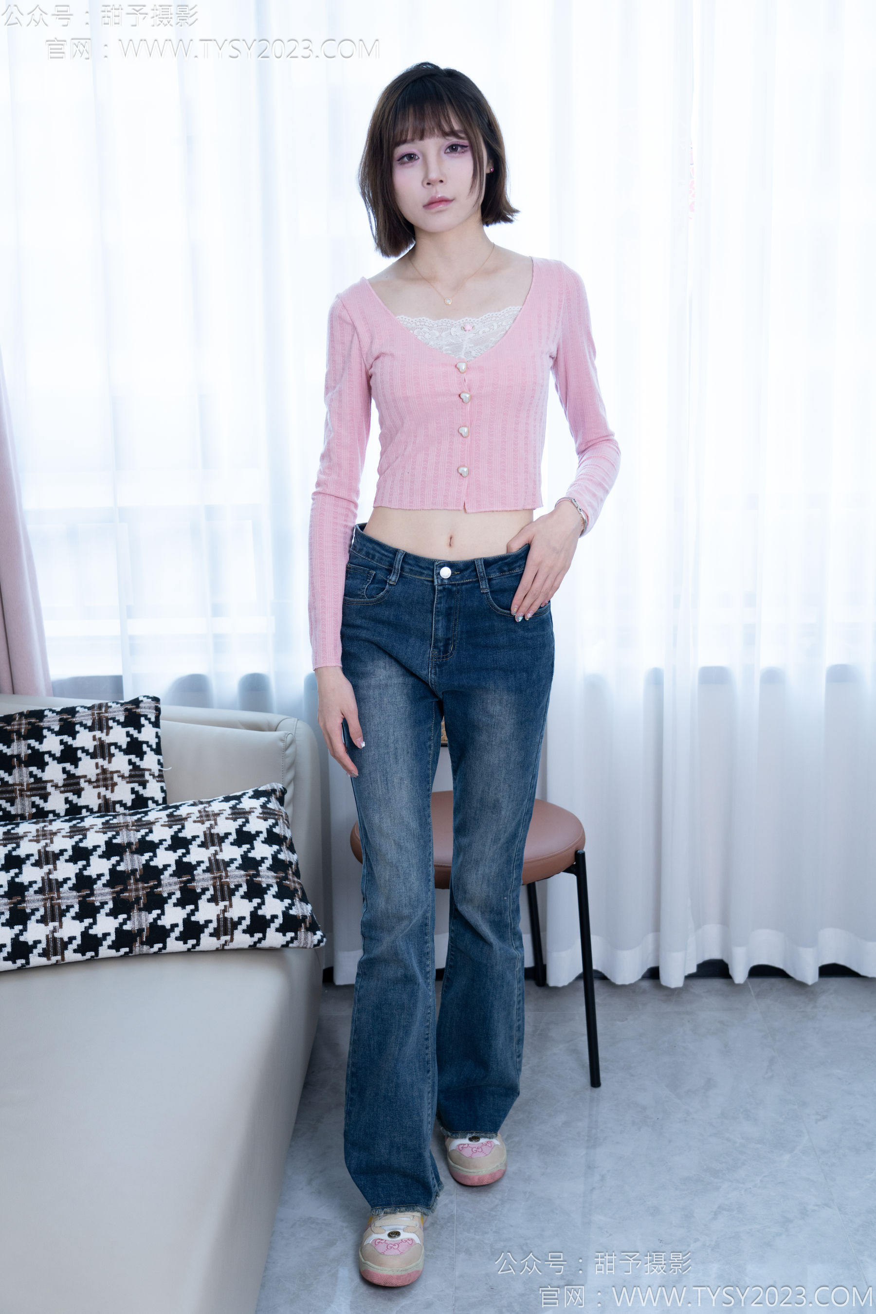 甜予摄影 No.170 珞珞 - 板鞋、白棉袜、裸足/(130P)