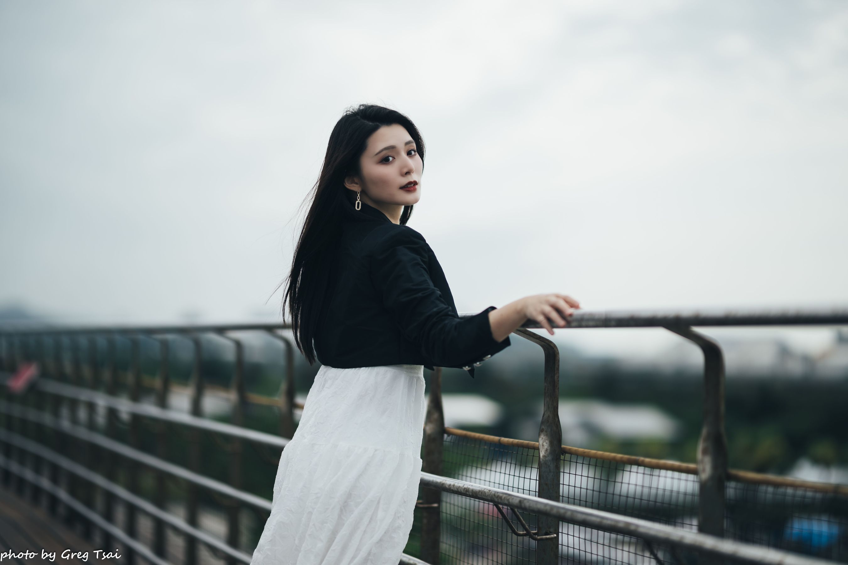 筱筱 - 天台连衣裙/(65P)