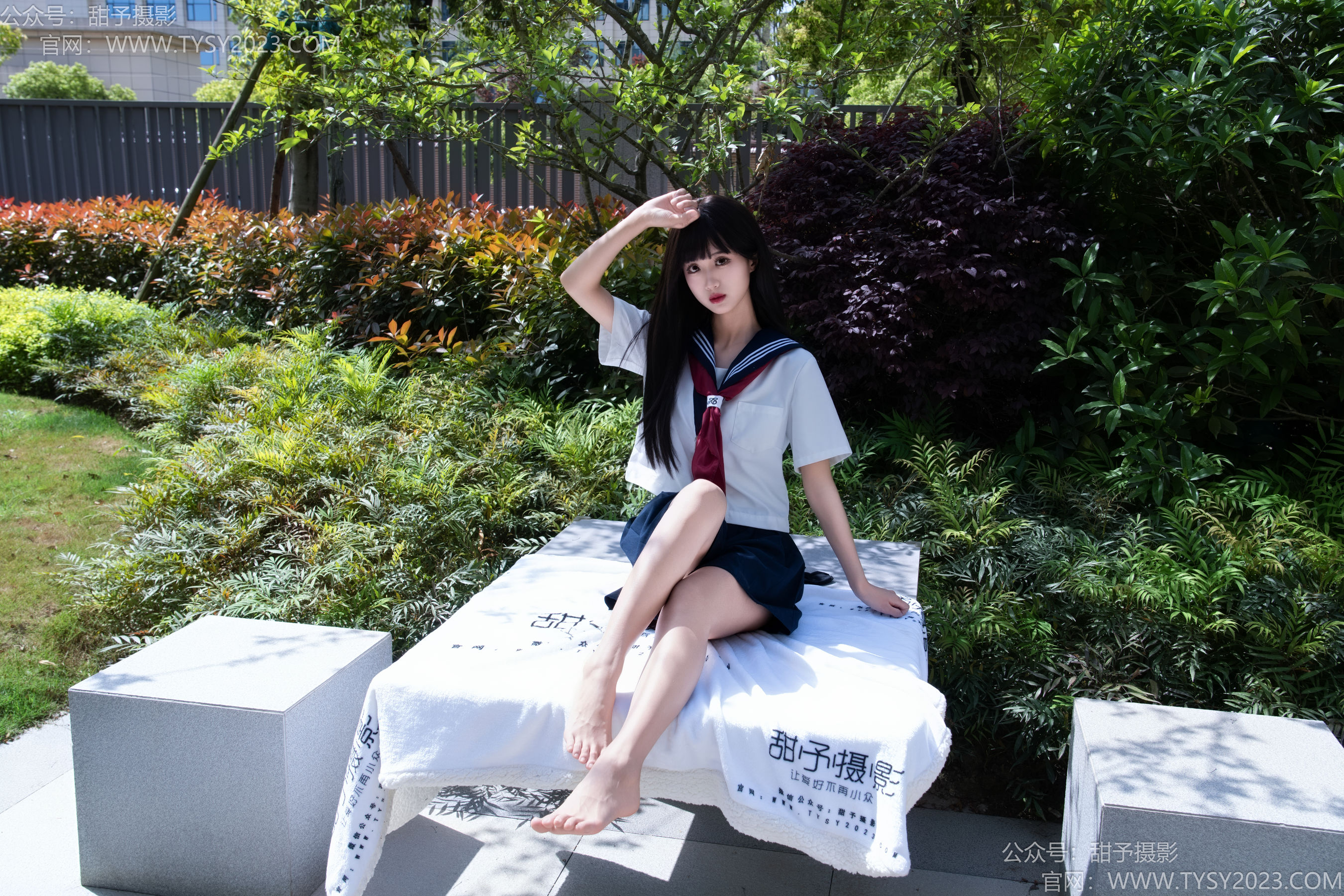 甜予摄影 No.193 小甜桃 - 皮鞋、大腿袜、裸足/(129P)