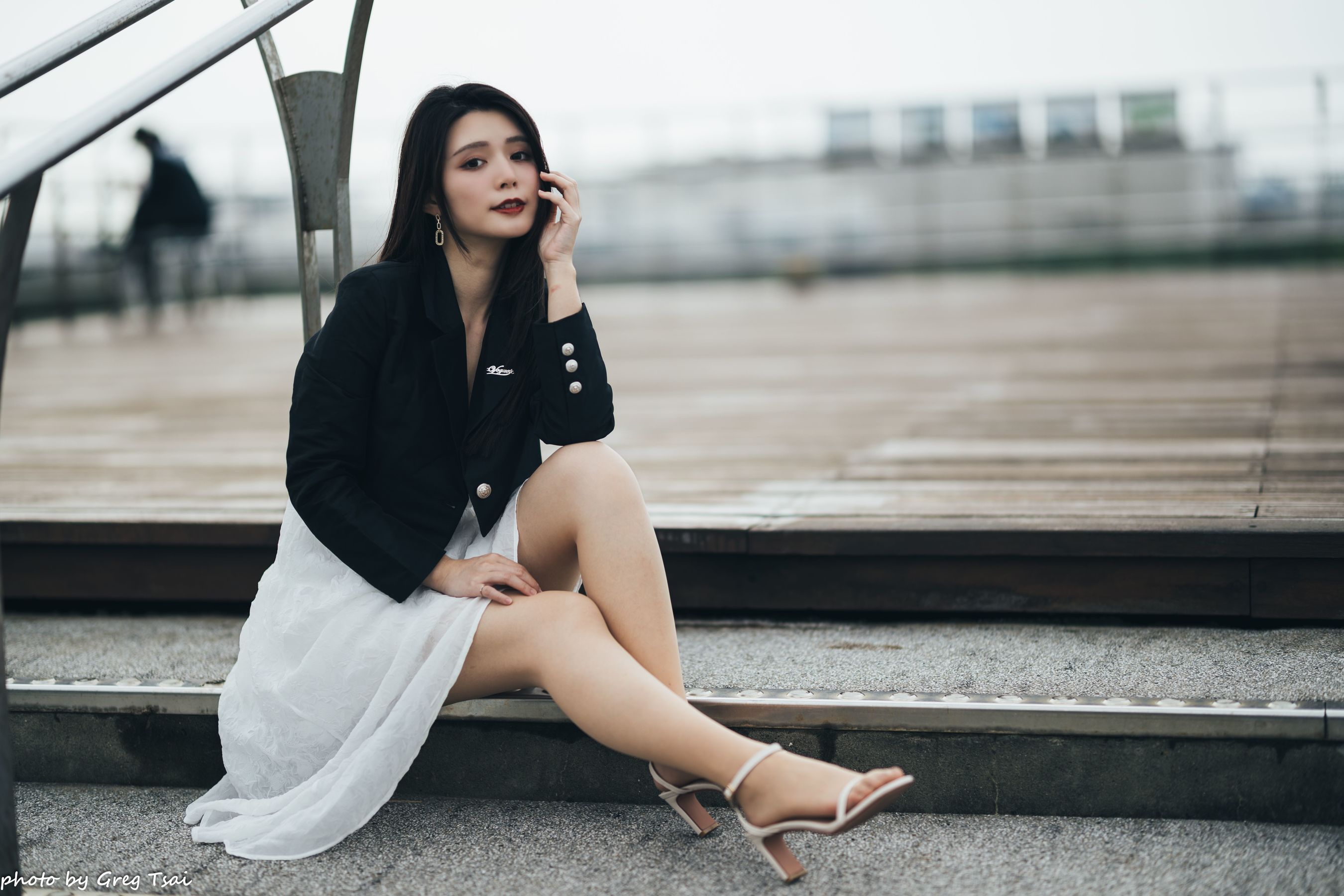 筱筱 - 天台连衣裙/(65P)