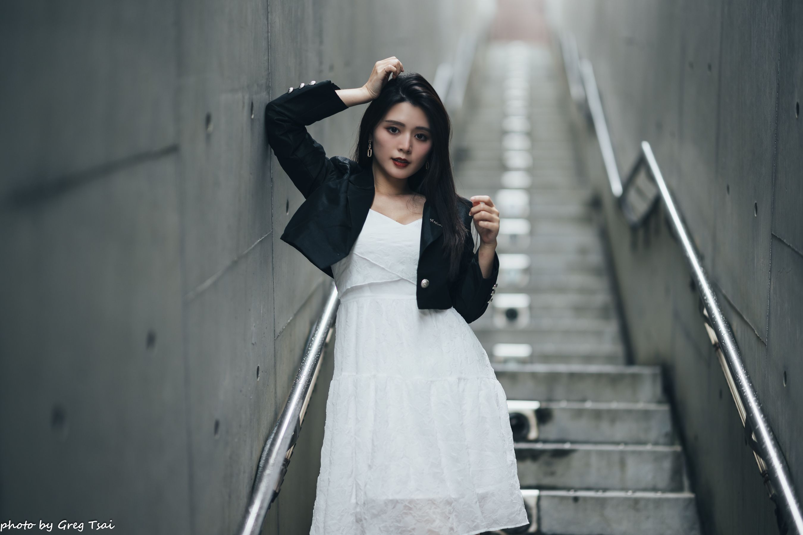 筱筱 - 天台连衣裙/(65P)