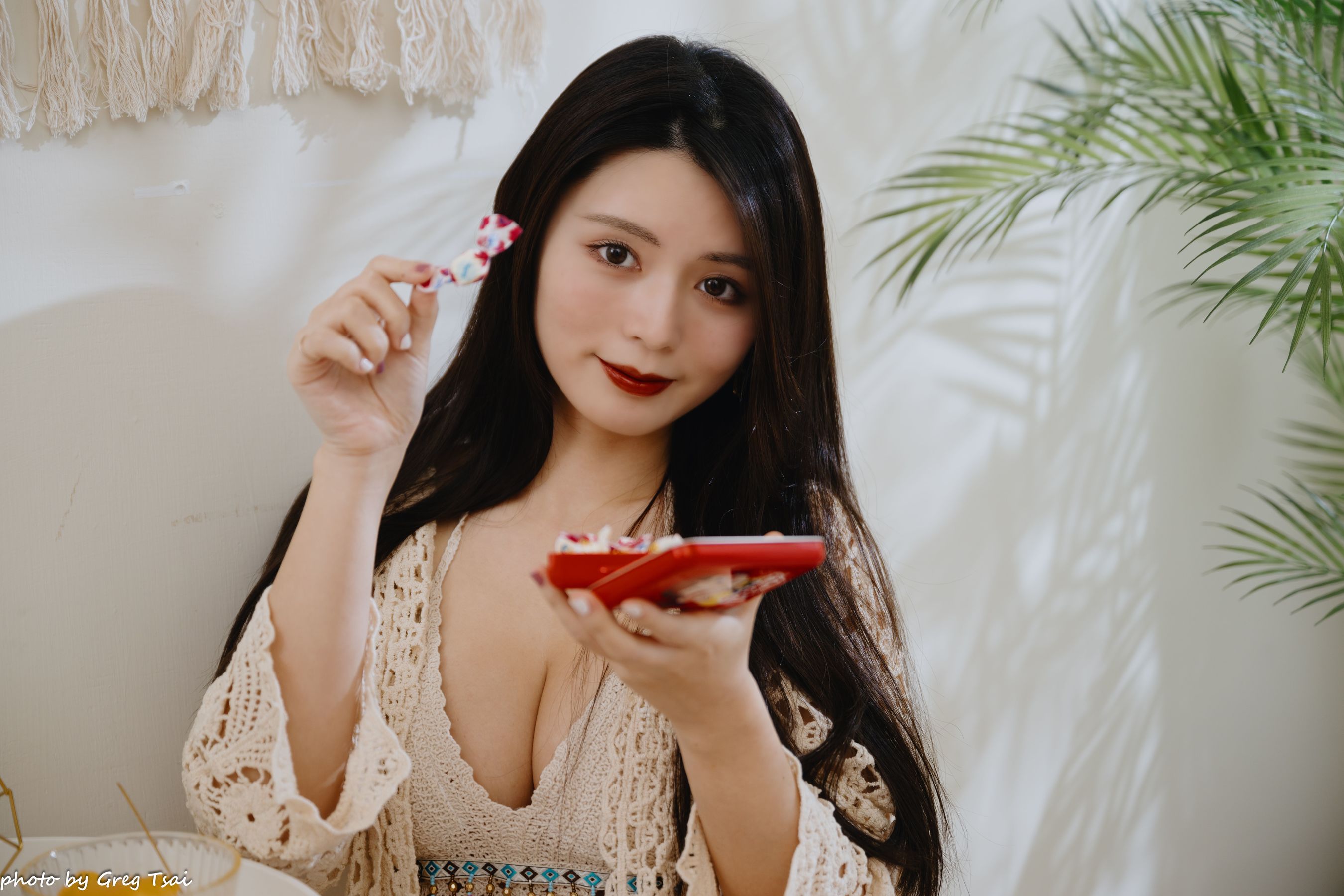 筱筱 - 休闲居家棚拍/(100P)