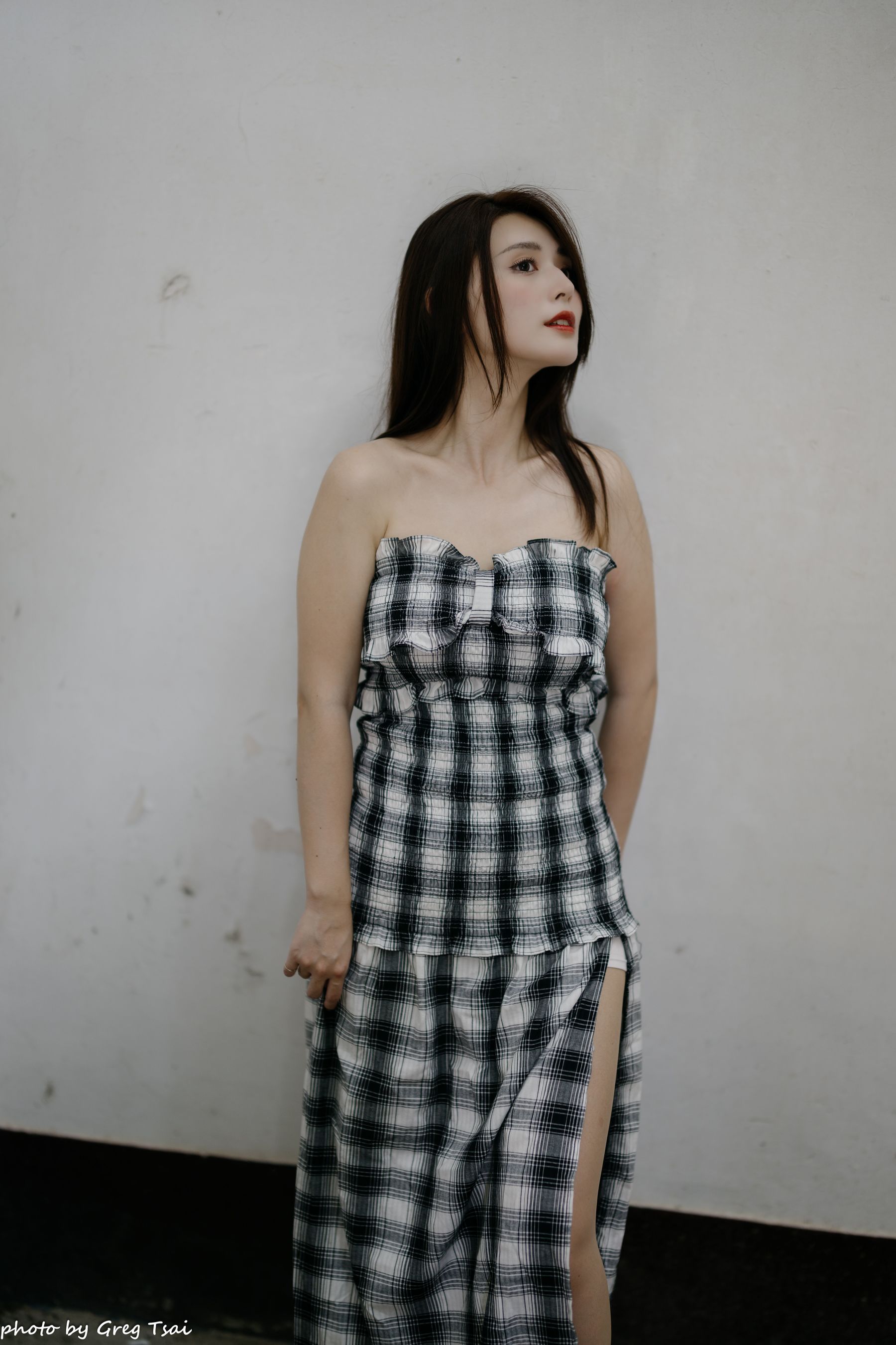 筱筱 - 桃园 格子裙/(119P)