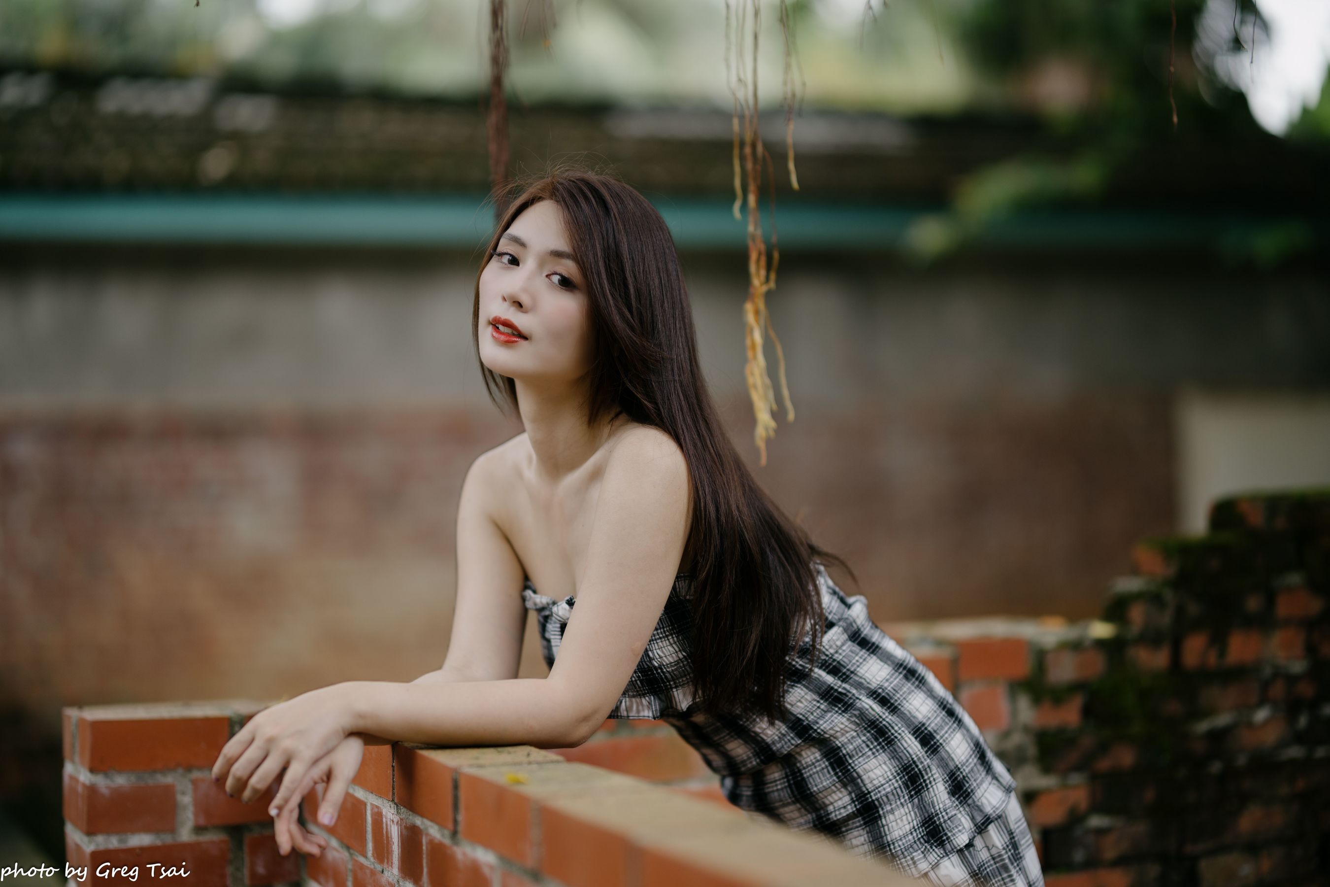 筱筱 - 桃园 格子裙/(119P)