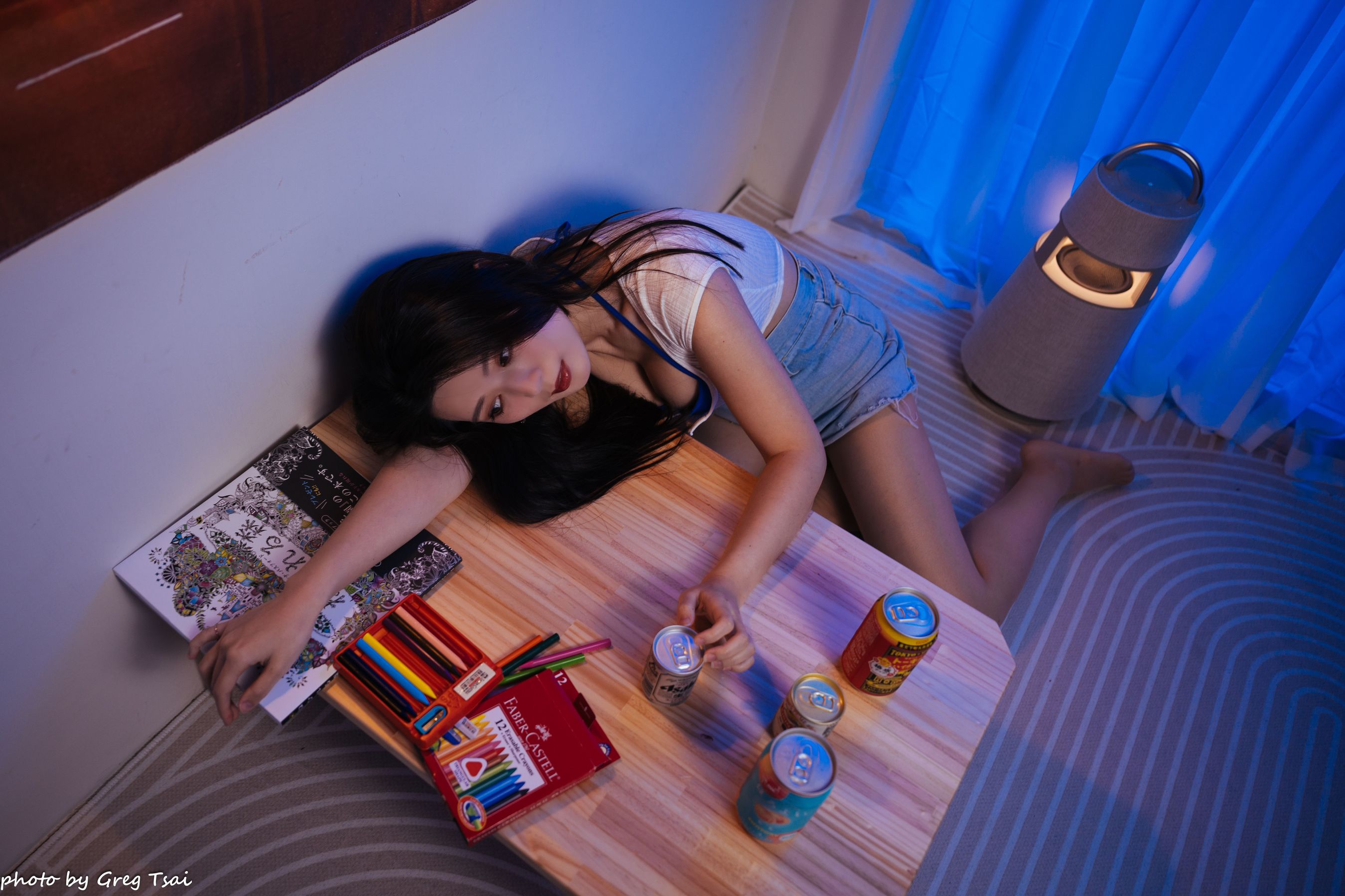 筱筱 - 牛仔热裤肉丝/(78P)