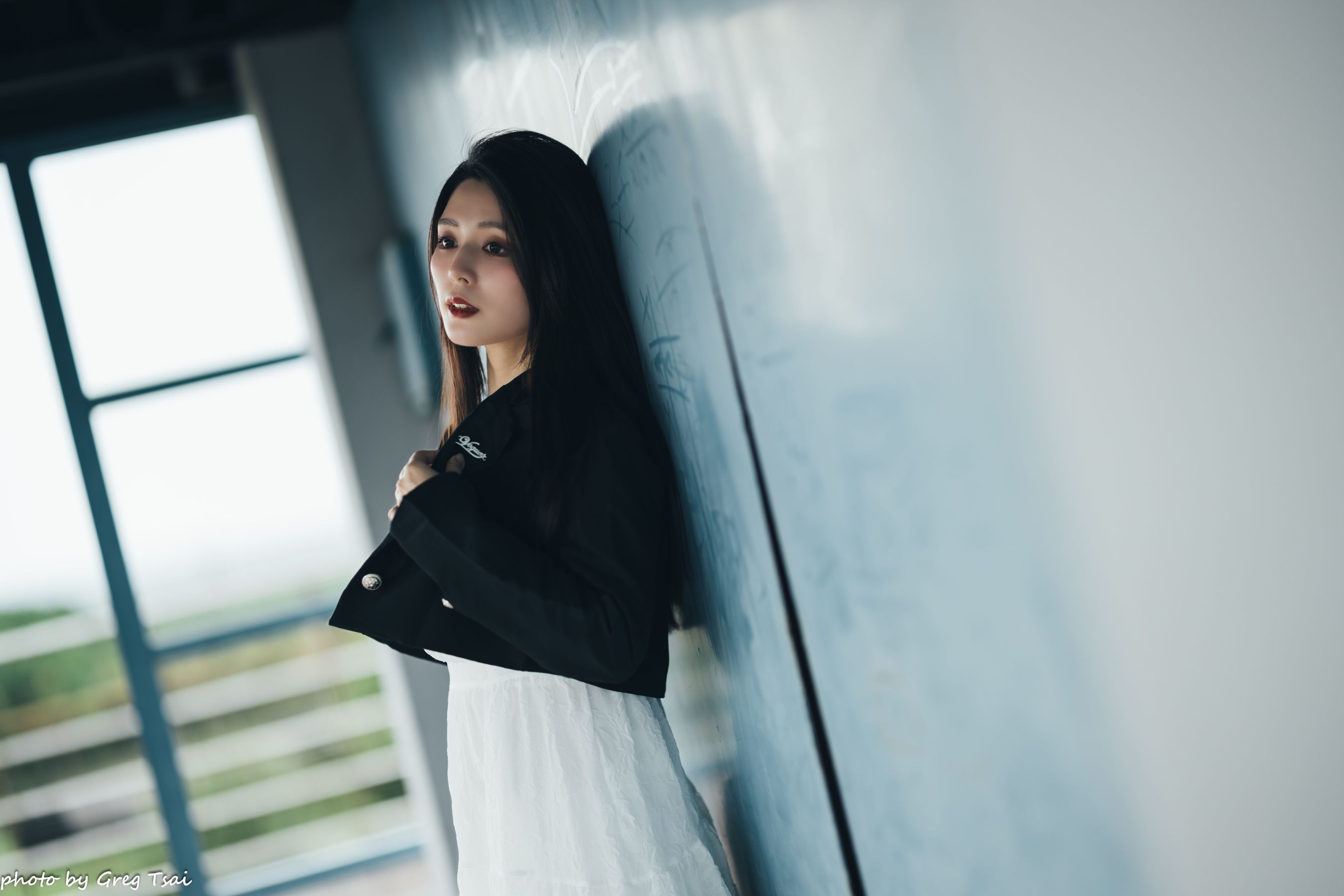 筱筱 - 天台连衣裙/(65P)