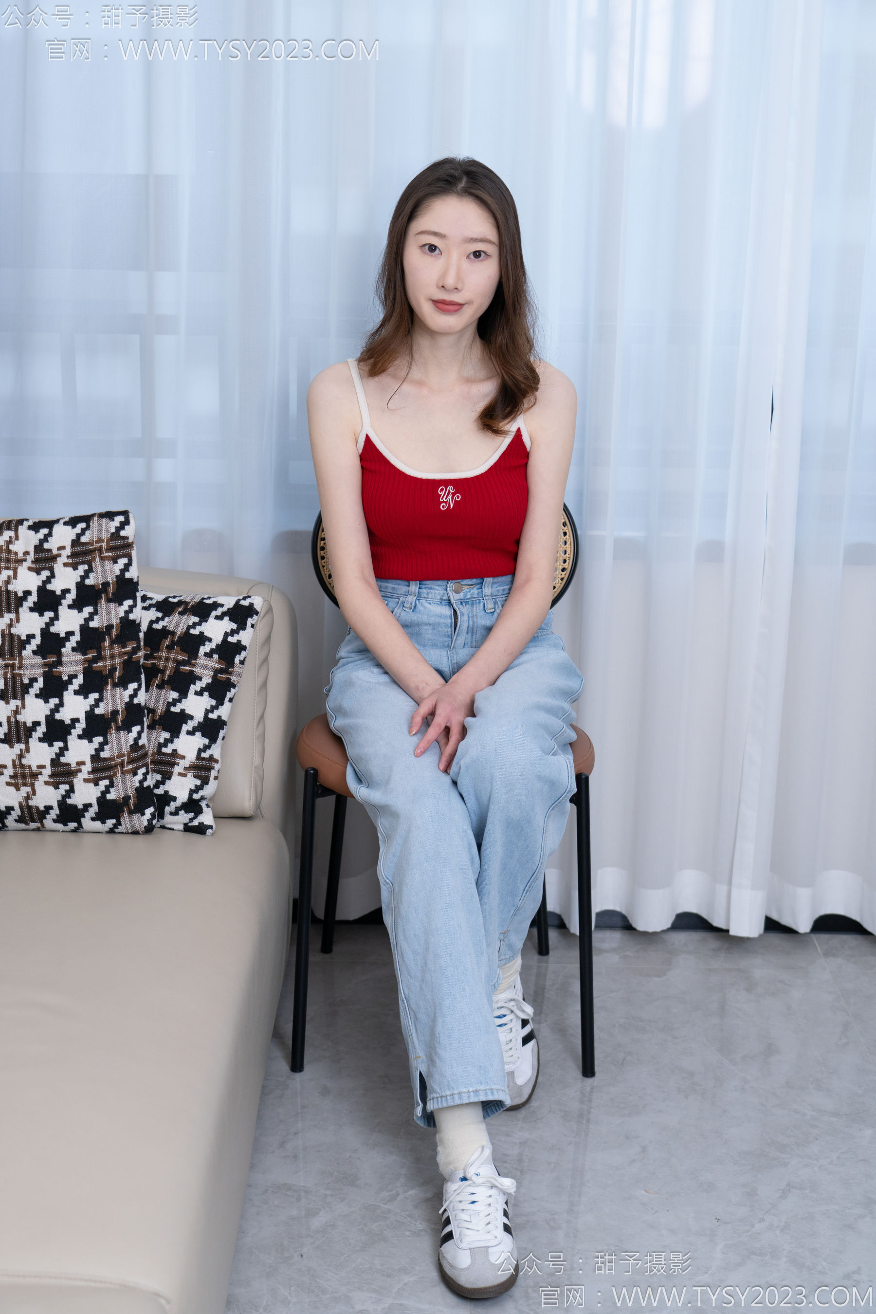 甜予摄影 No.160 番茄 - 板鞋、印花棉袜、裸足/(125P)