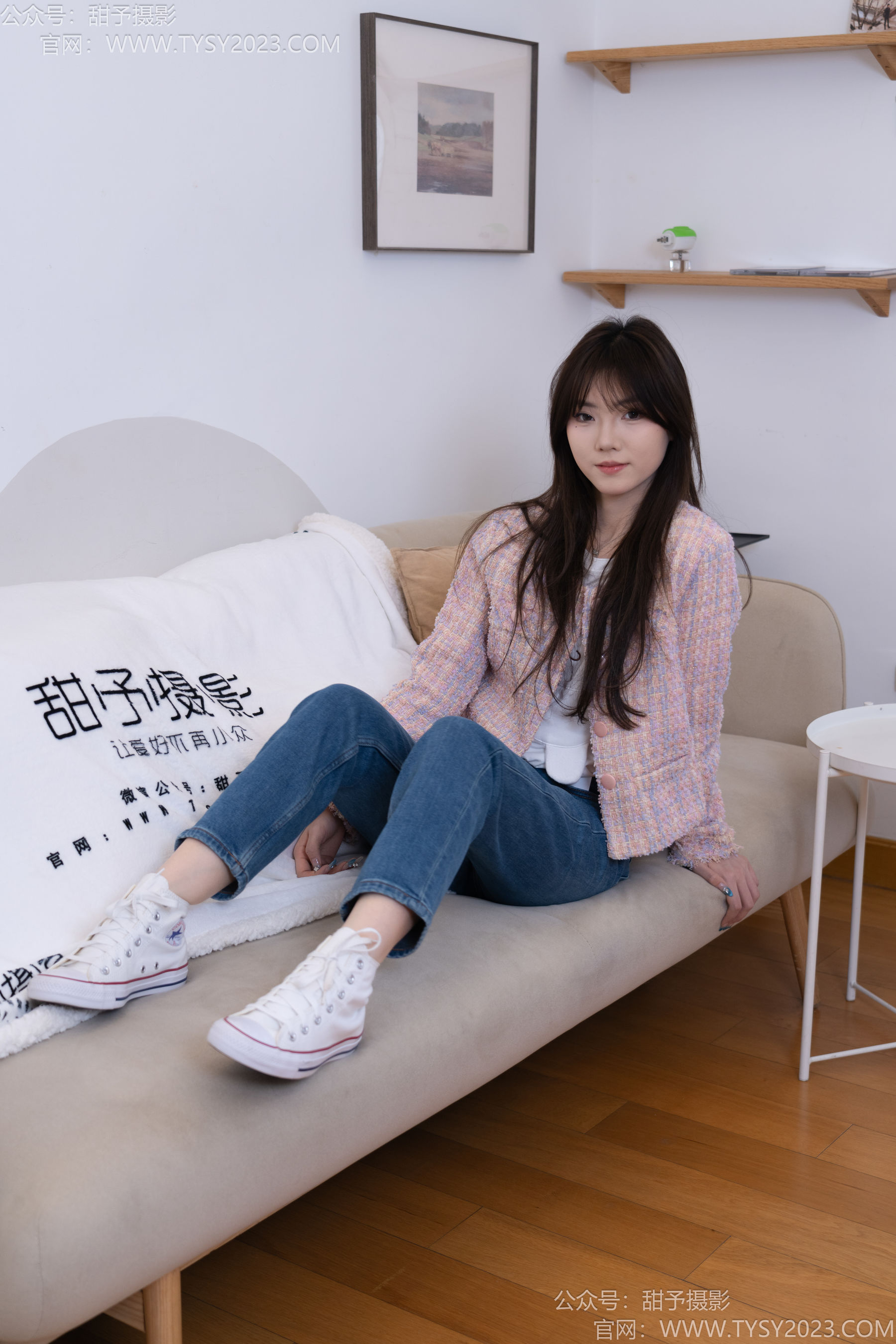 甜予摄影 No.189 璇璇 - 帆布鞋、裸足、抖腿剧情/(134P)