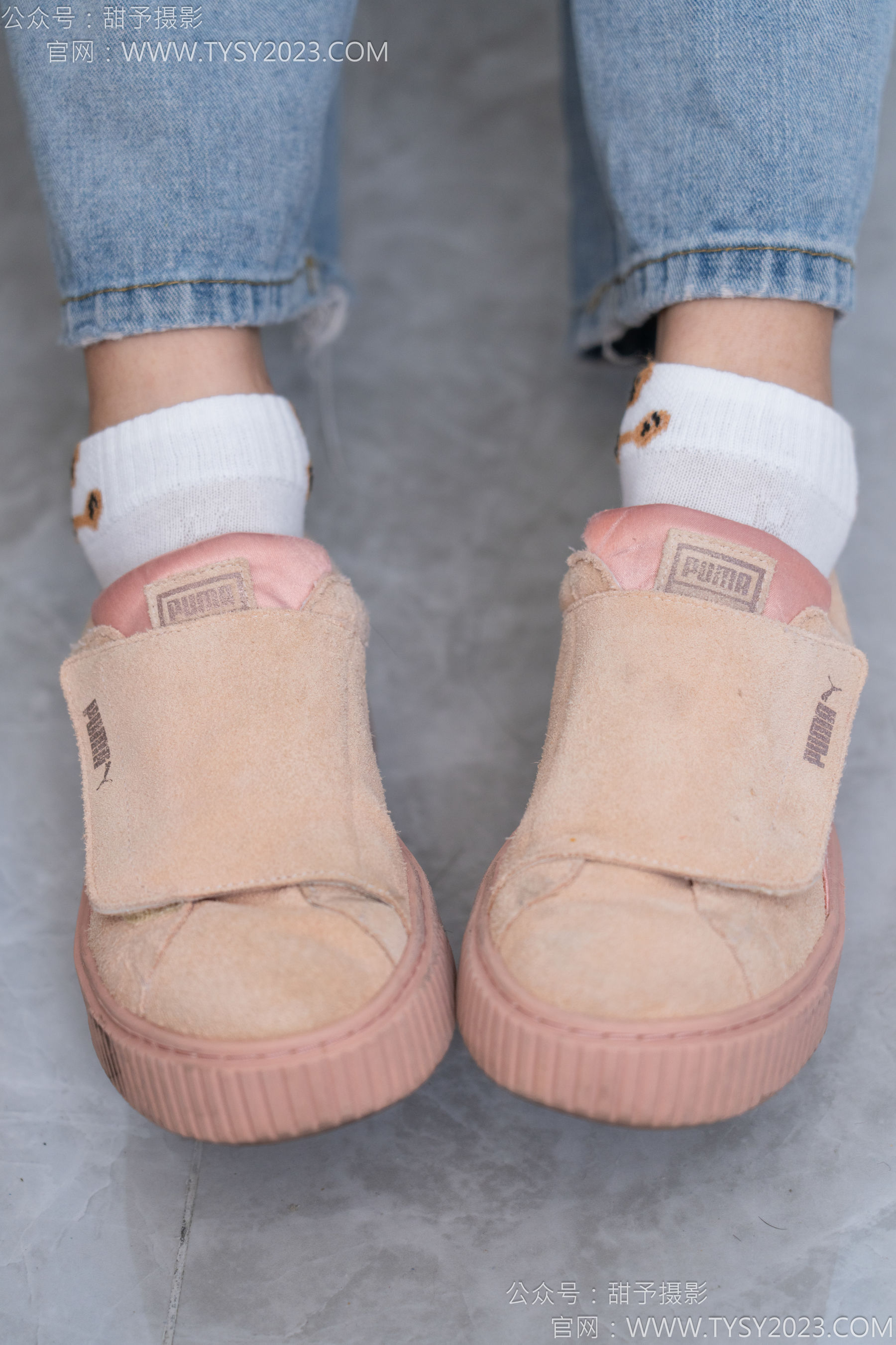 甜予摄影 No.163 娃娃 - 板鞋、白棉袜、裸足/(130P)