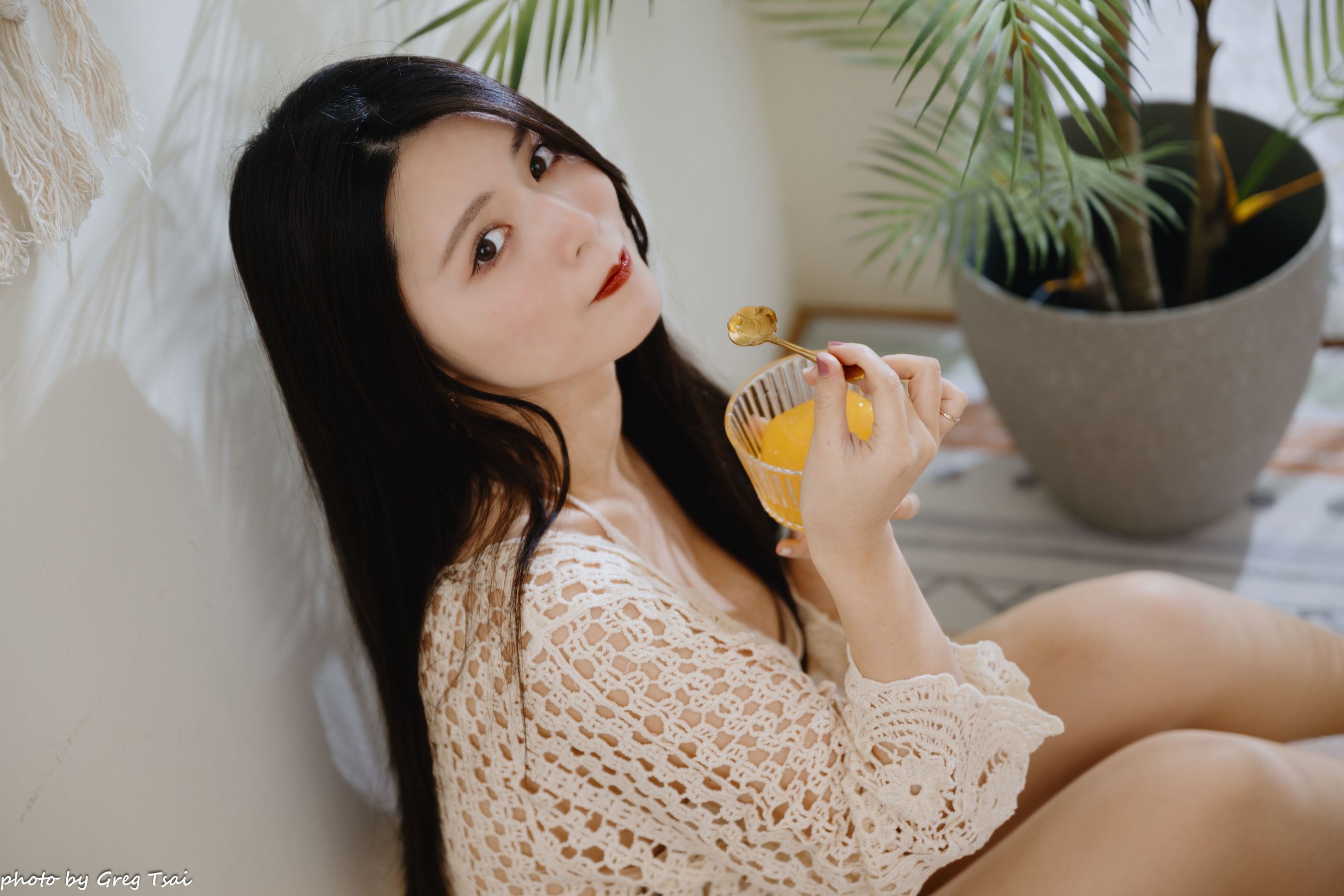 筱筱 - 休闲居家棚拍/(100P)