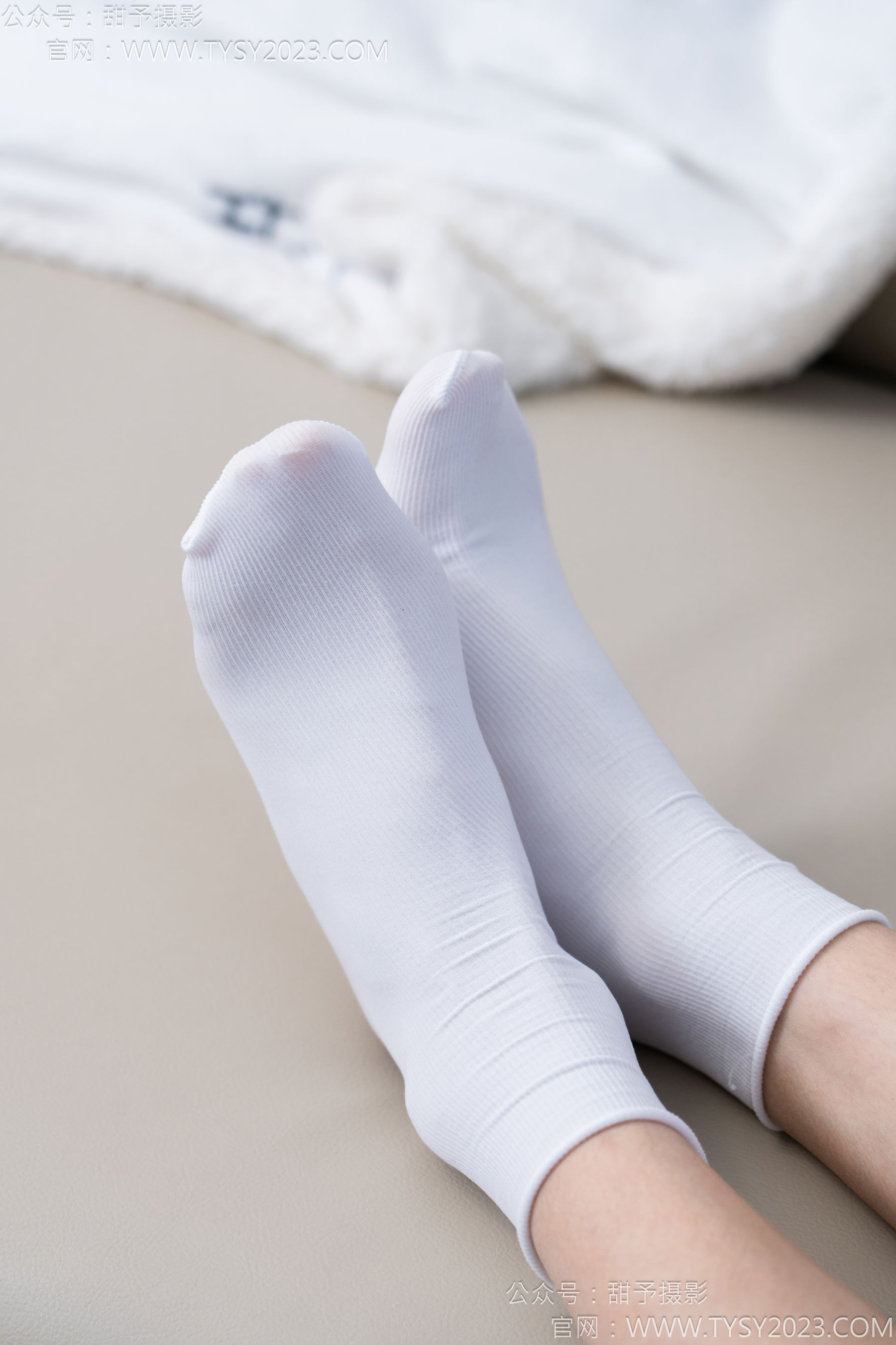 甜予摄影 No.186 娃娃 - 帆布鞋、白棉袜、裸足/(129P)