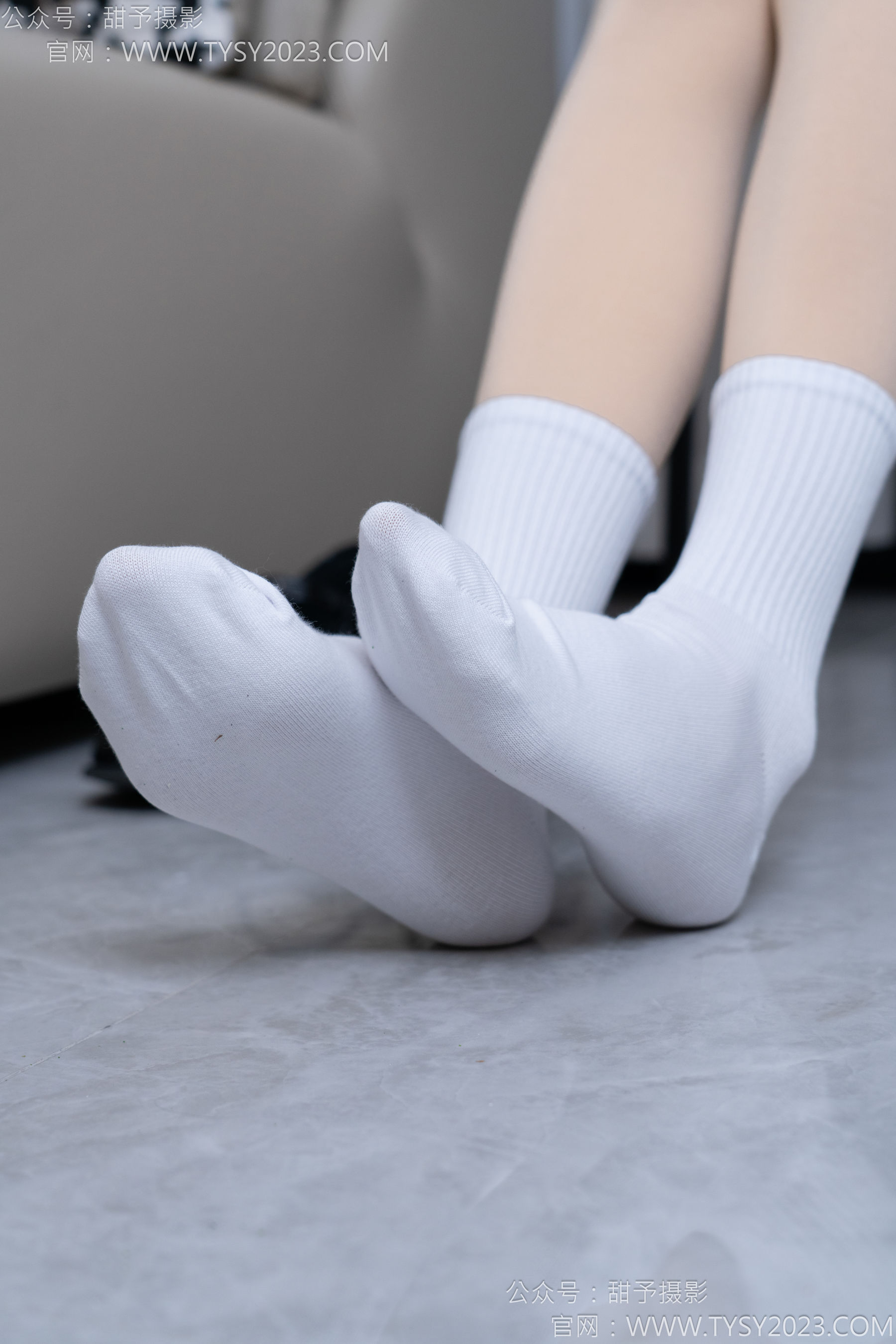 甜予摄影 No.185 珞珞 - 皮鞋、白棉袜、厚肉丝/(130P)