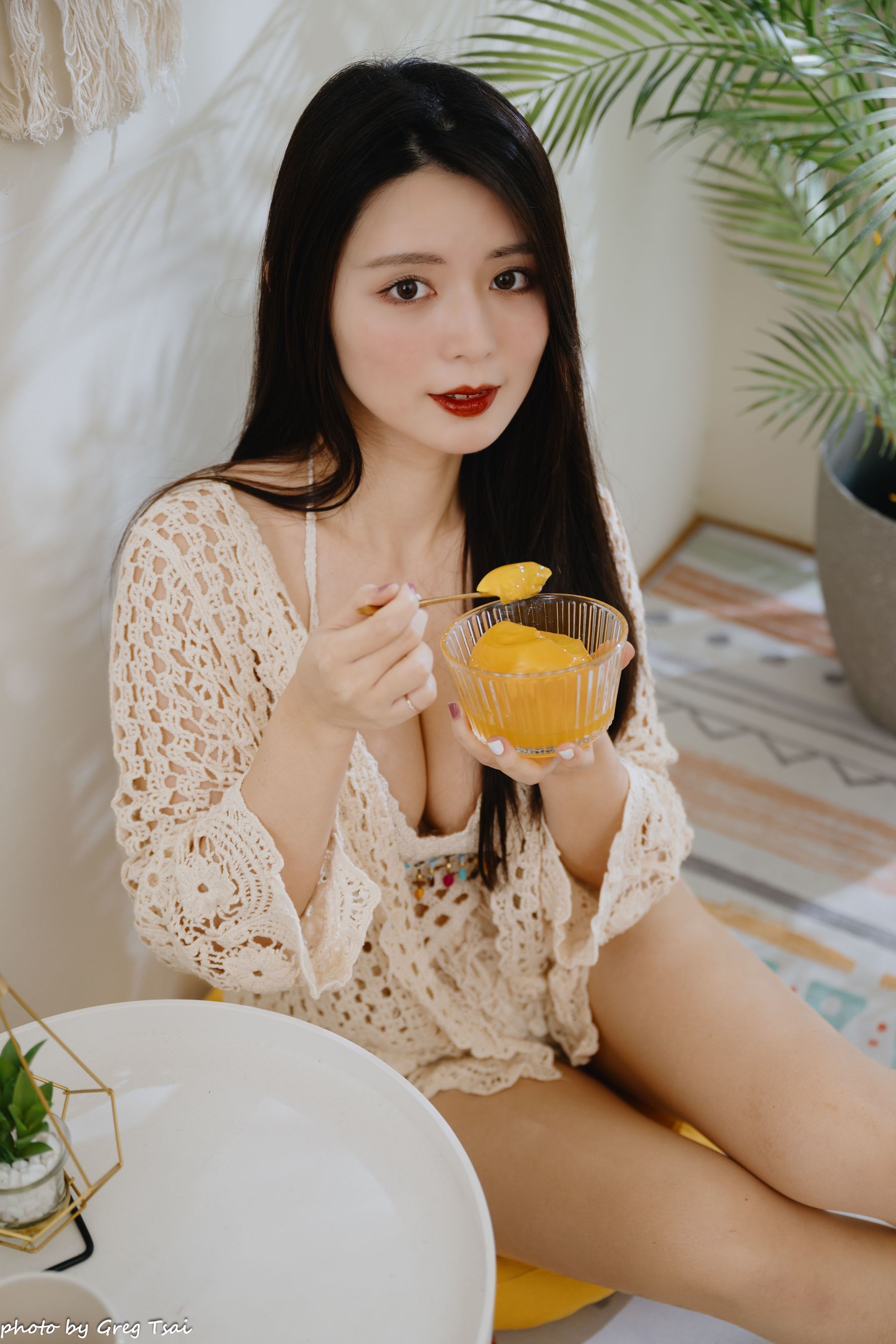 筱筱 - 休闲居家棚拍/(100P)