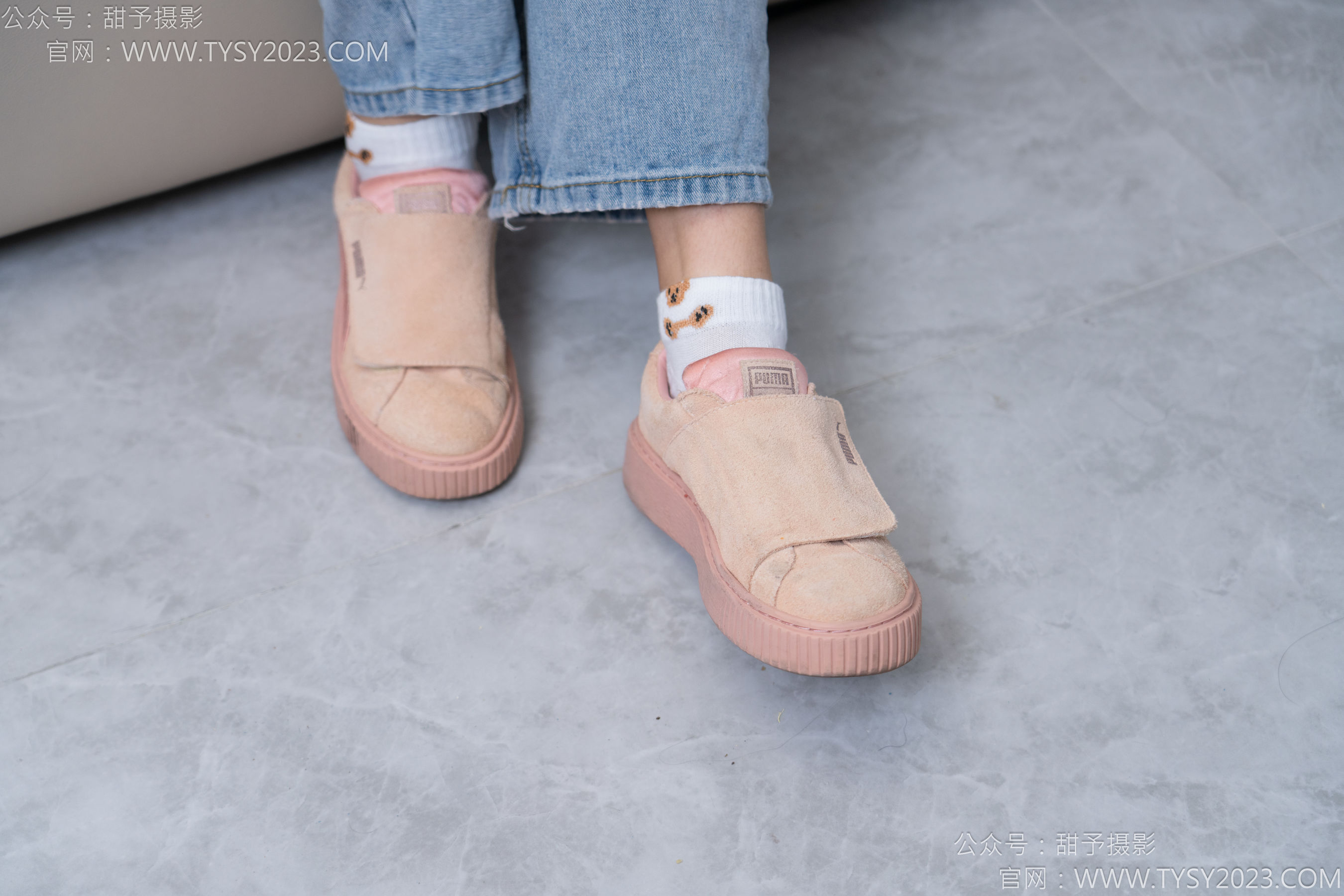 甜予摄影 No.163 娃娃 - 板鞋、白棉袜、裸足/(130P)