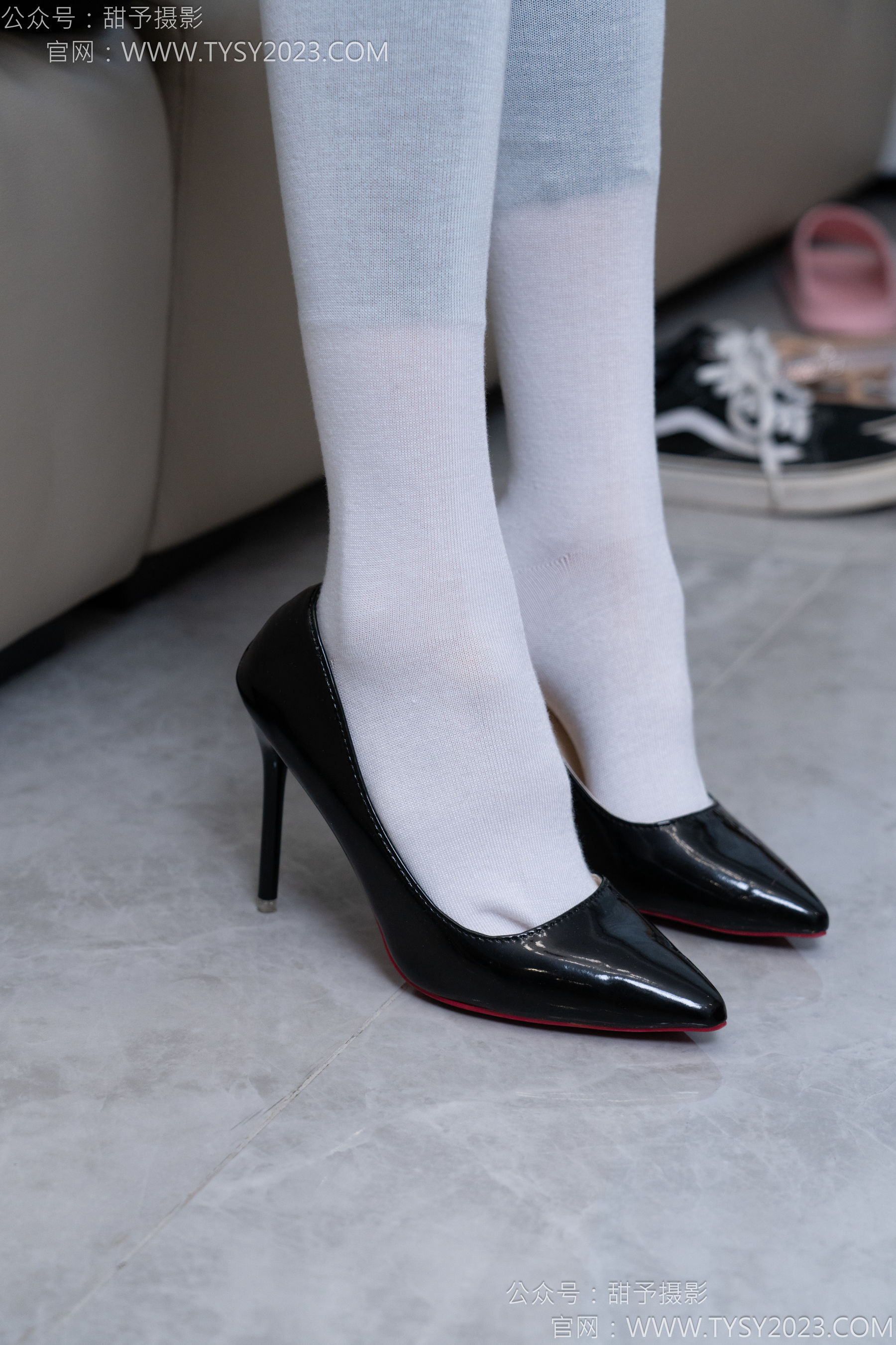 甜予摄影 No.179 珞珞 - 高跟鞋、板鞋、人字拖、白棉袜/(129P)