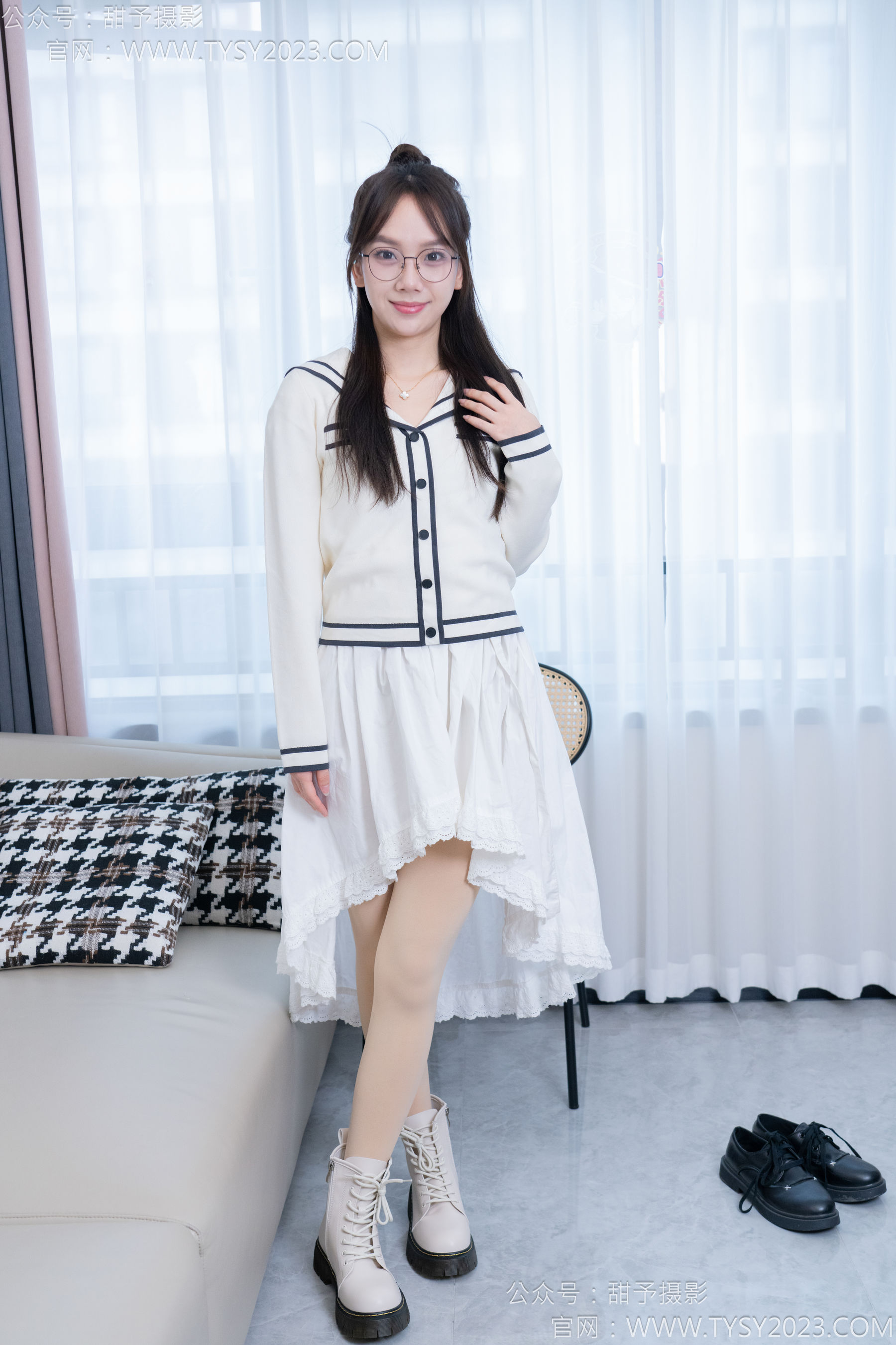 甜予摄影 No.180 贝壳 - 平底鞋、短靴、厚肉丝/(135P)