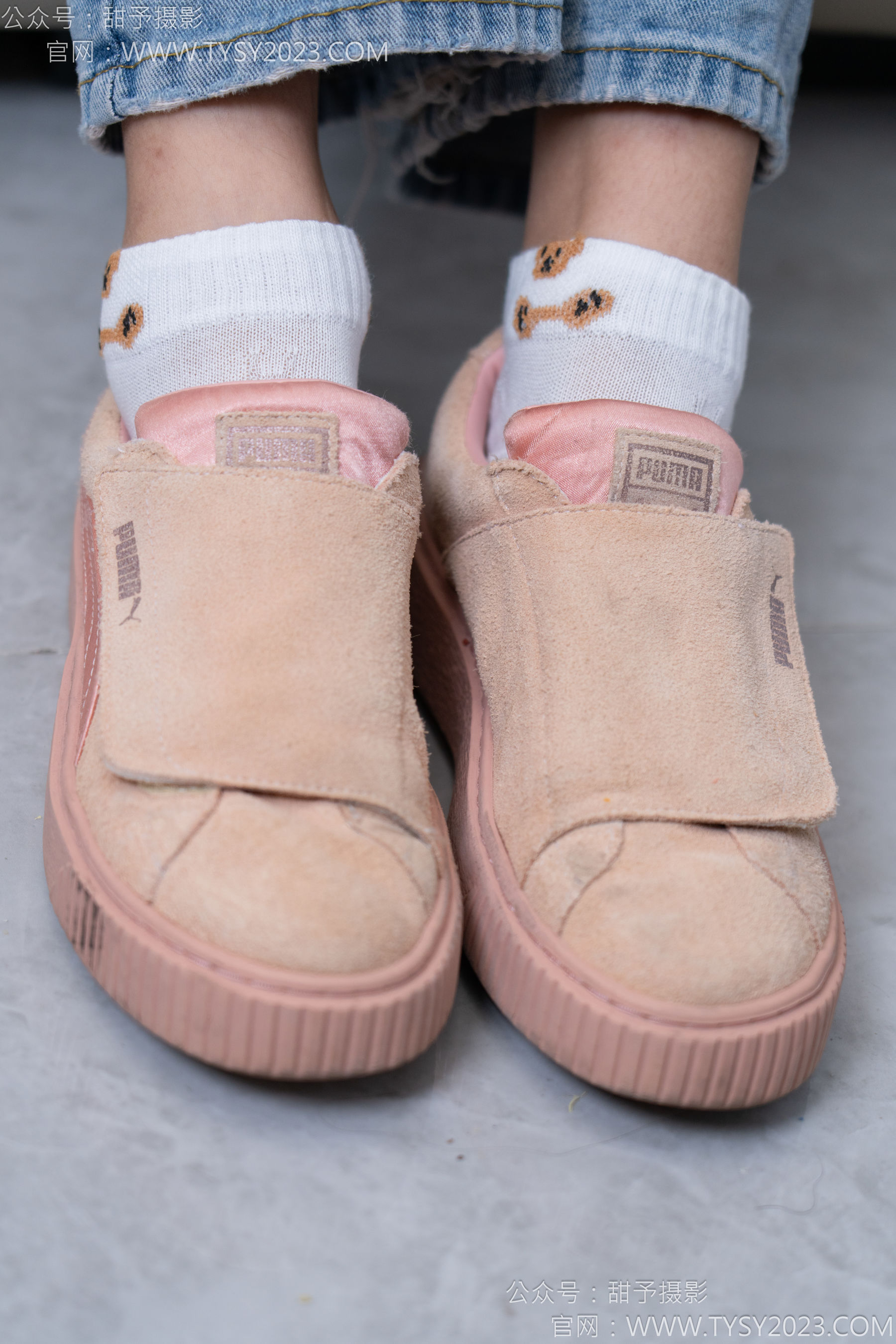 甜予摄影 No.163 娃娃 - 板鞋、白棉袜、裸足/(130P)