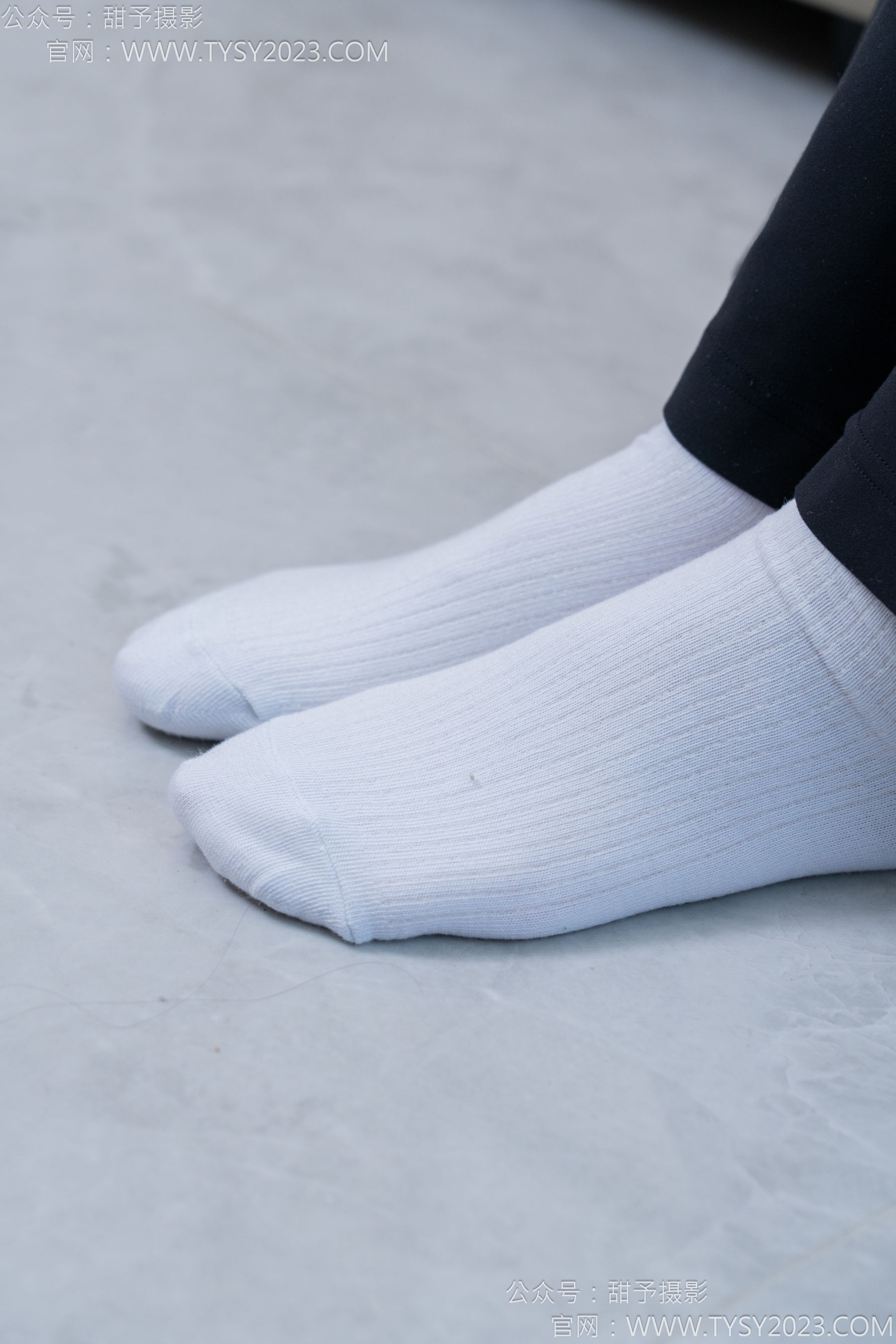 甜予摄影 No.169 贝壳 - 帆布鞋、白棉袜、裸足/(130P)