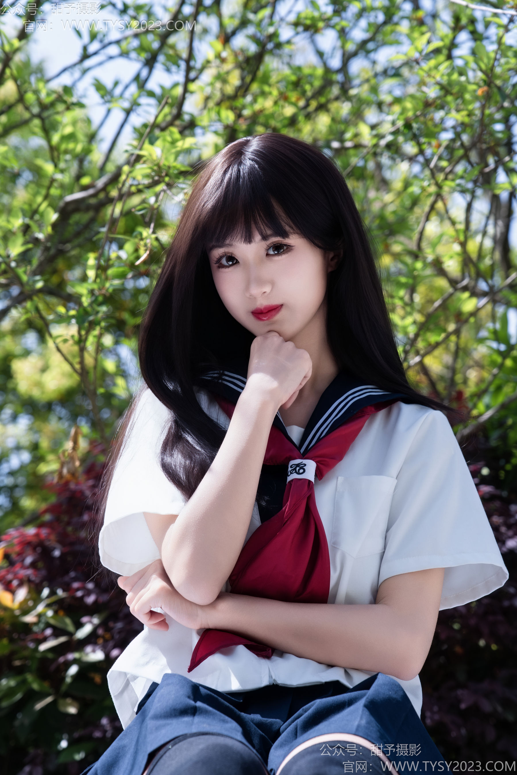 甜予摄影 No.193 小甜桃 - 皮鞋、大腿袜、裸足/(129P)