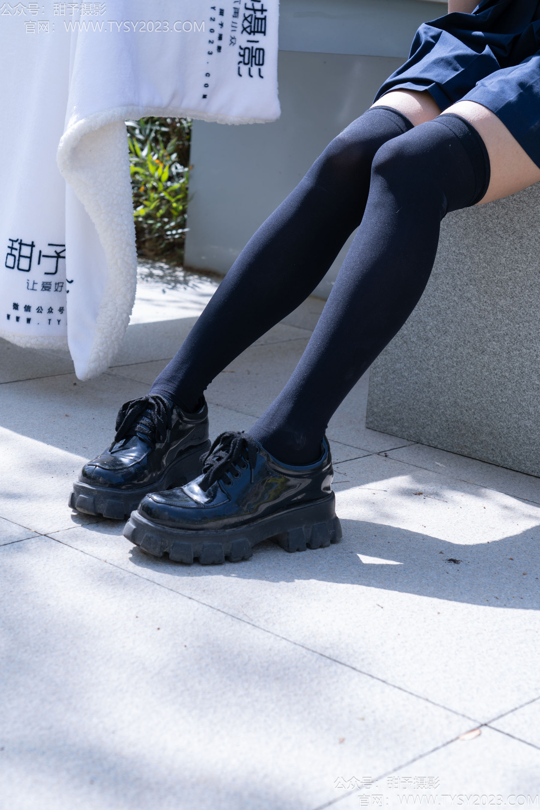 甜予摄影 No.193 小甜桃 - 皮鞋、大腿袜、裸足/(129P)