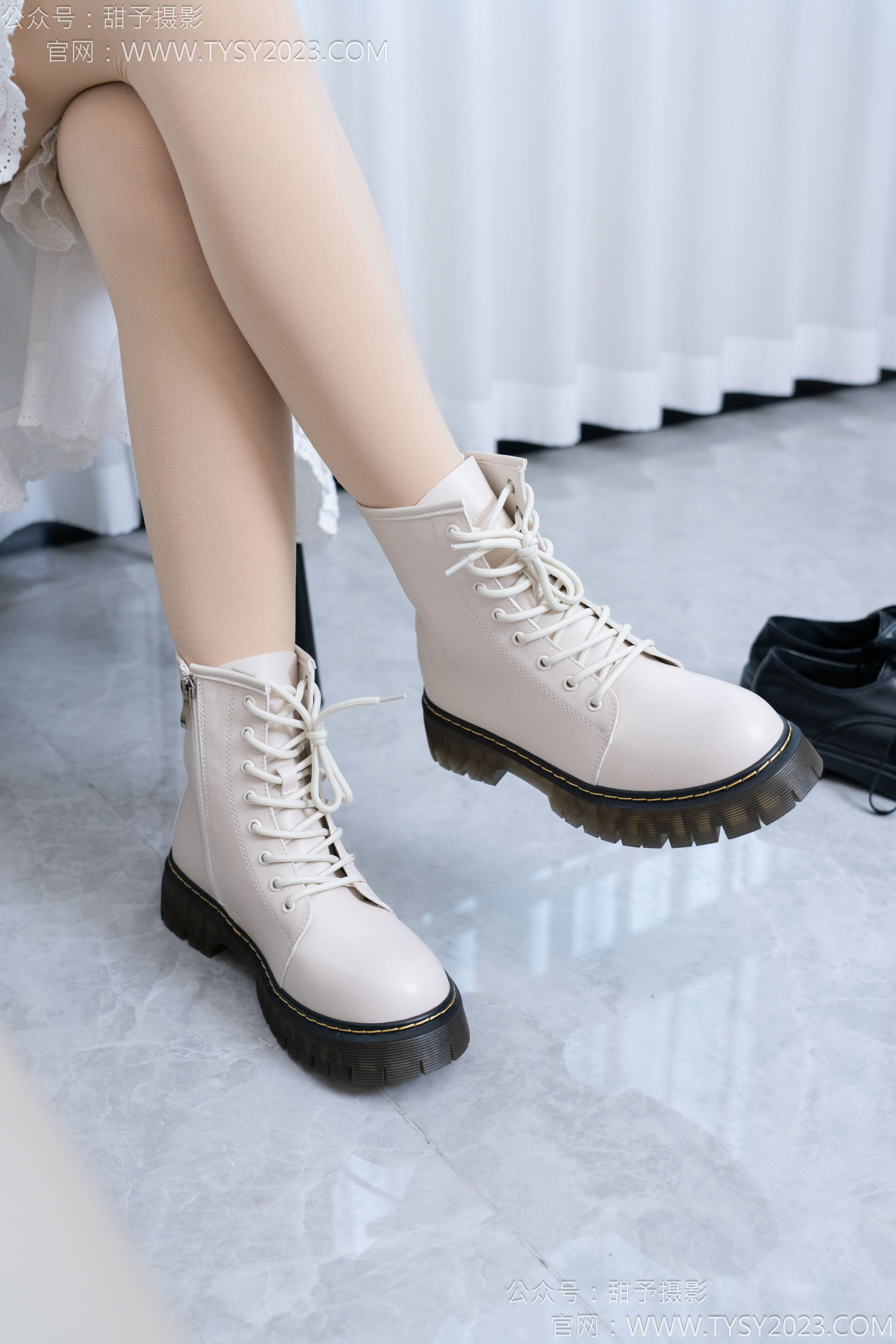 甜予摄影 No.180 贝壳 - 平底鞋、短靴、厚肉丝/(135P)